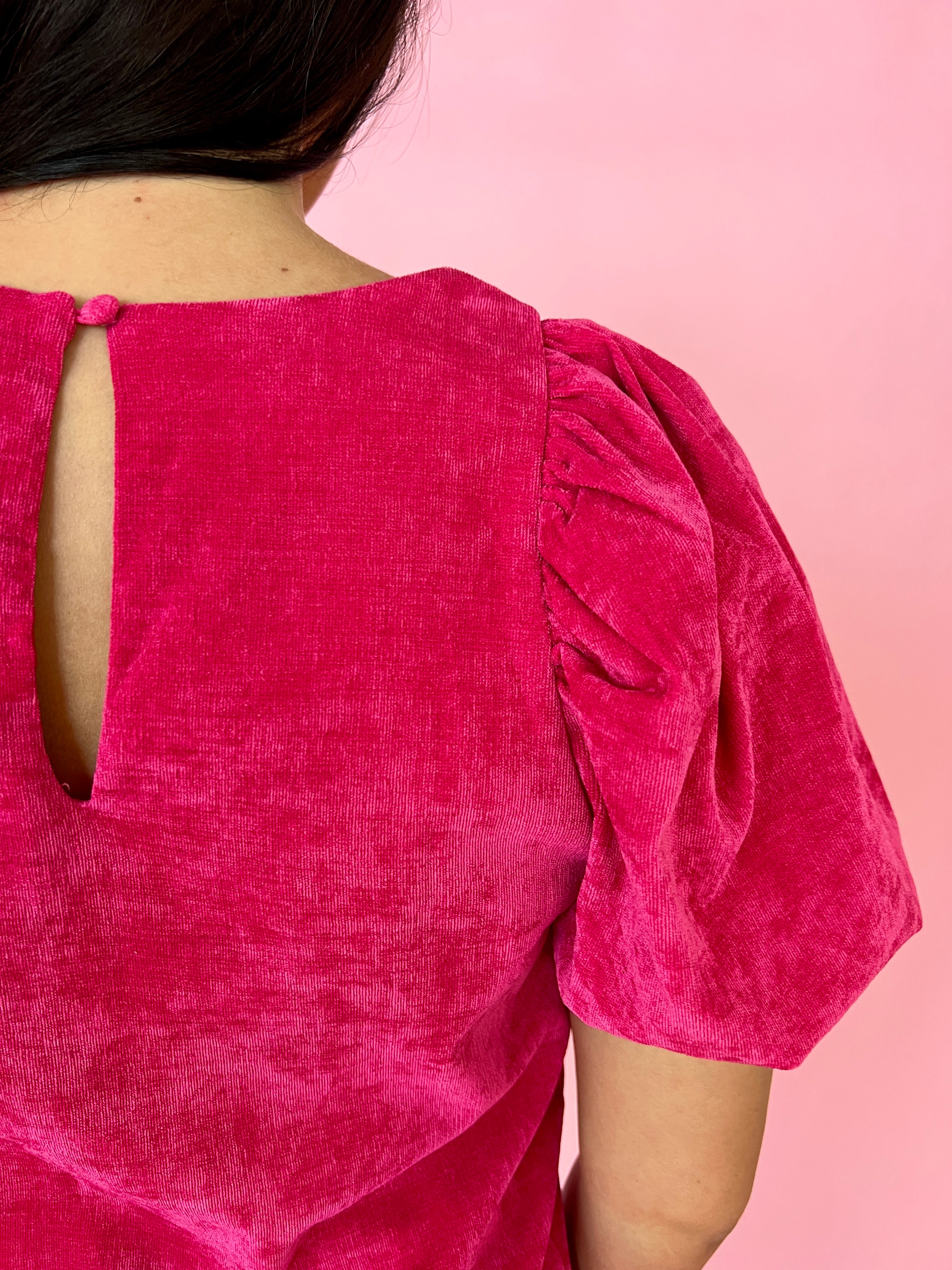 Special Treat Fuchsia Suede Dress-Shop-Womens-Boutique-Clothing
