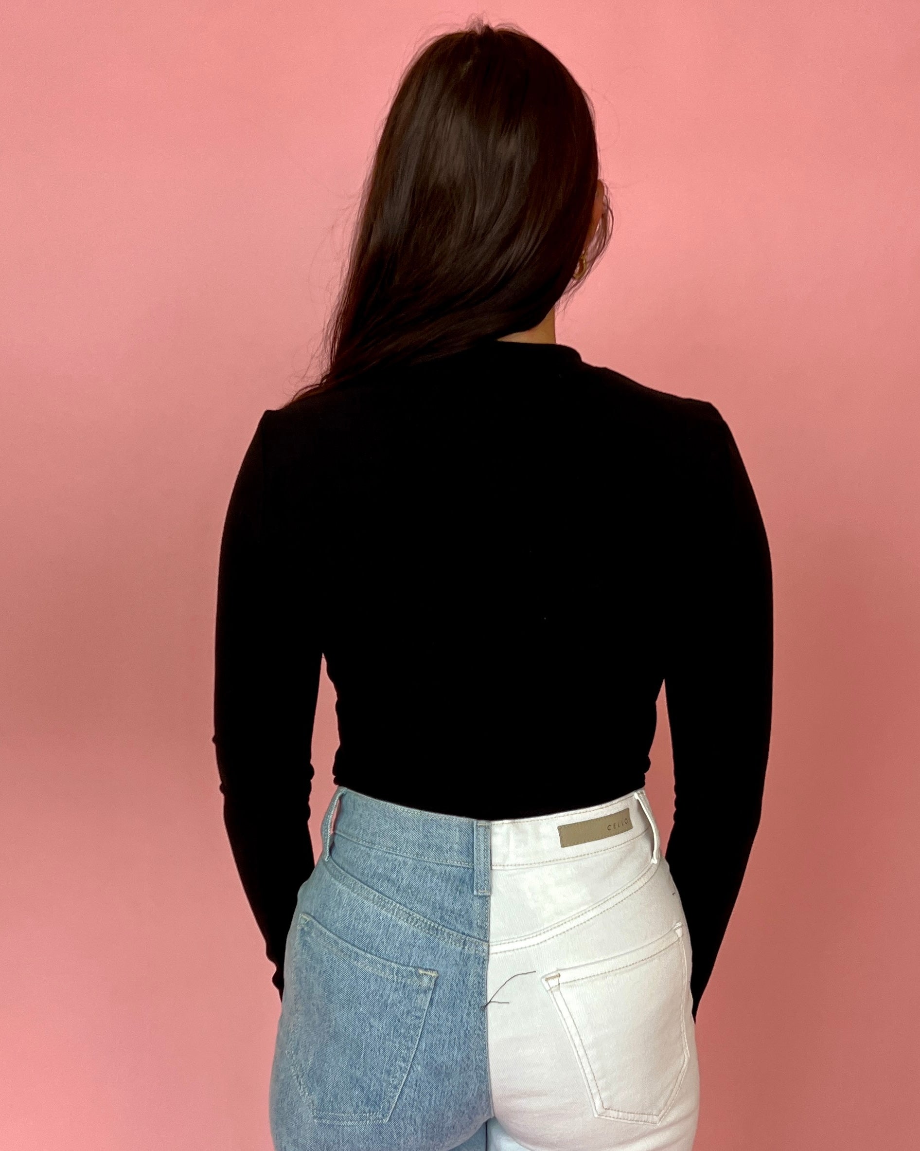 Take What You Get Black Cutout Bodysuit-Shop-Womens-Boutique-Clothing