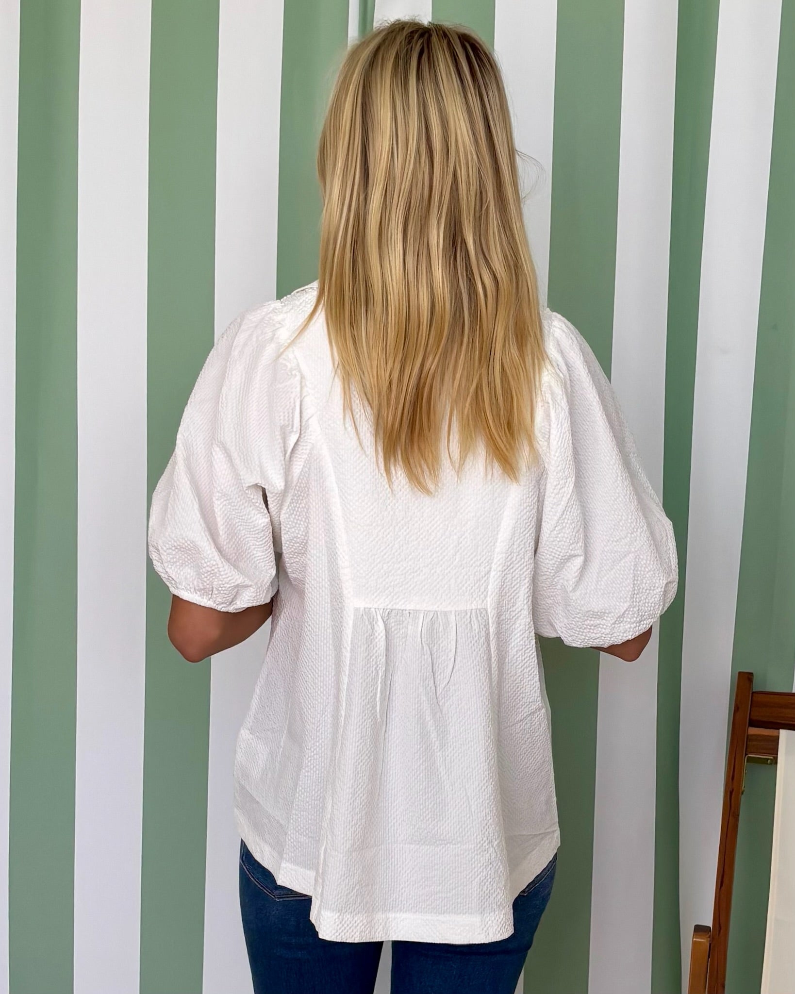 Lovely As Ever Off White Textured Top-Shop-Womens-Boutique-Clothing