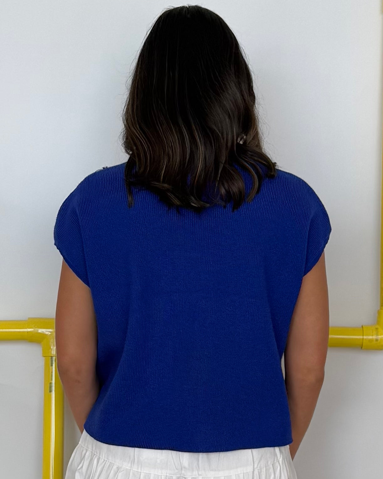 Can't Talk Royal Blue Pocket Sweater-Shop-Womens-Boutique-Clothing