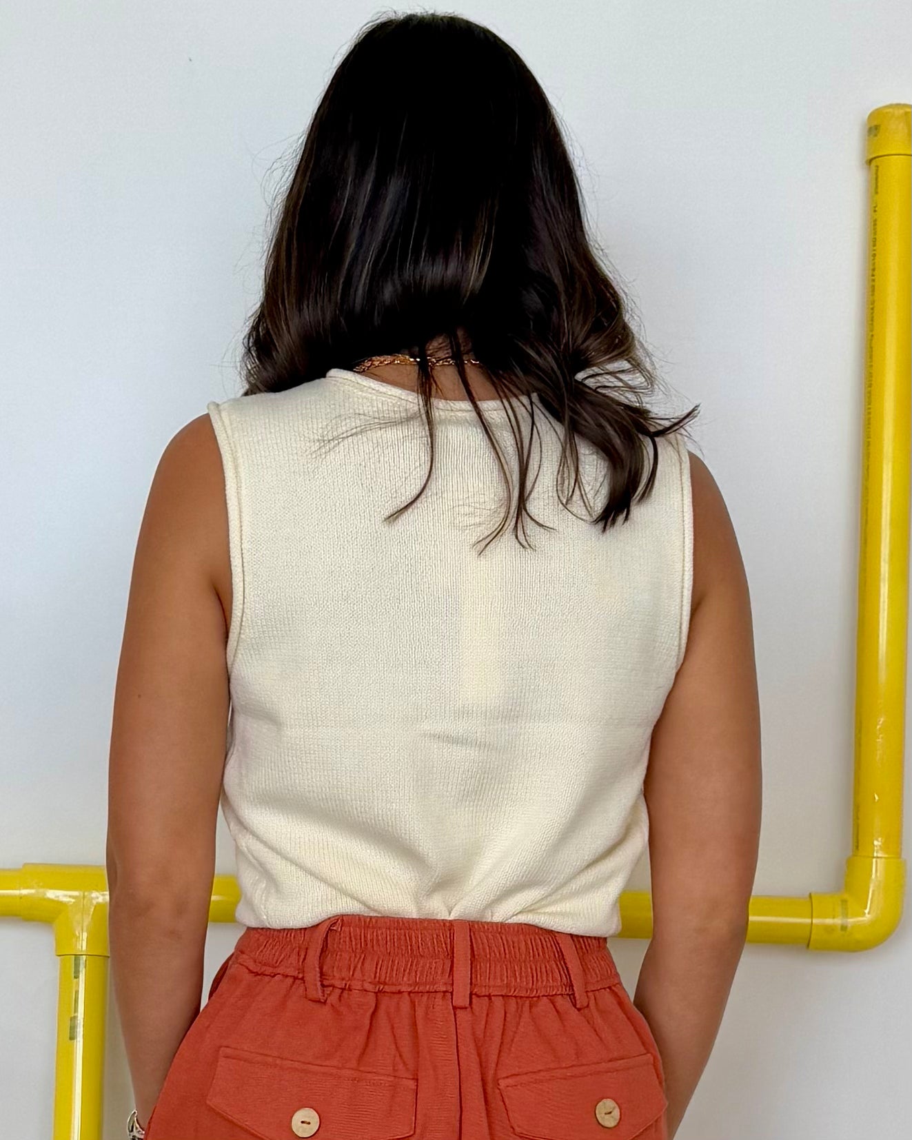 Gentle Things Cream Button Sweater-Shop-Womens-Boutique-Clothing