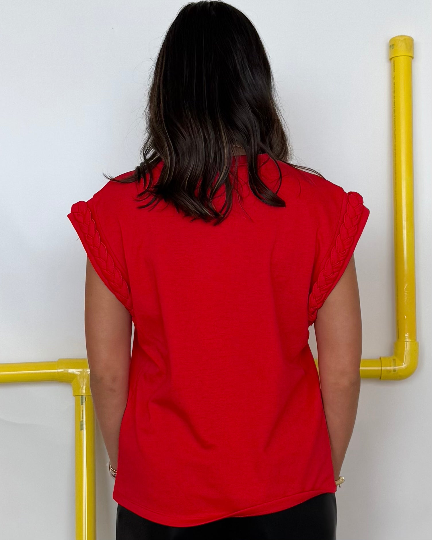 Wish For More Red Braided Top-Shop-Womens-Boutique-Clothing