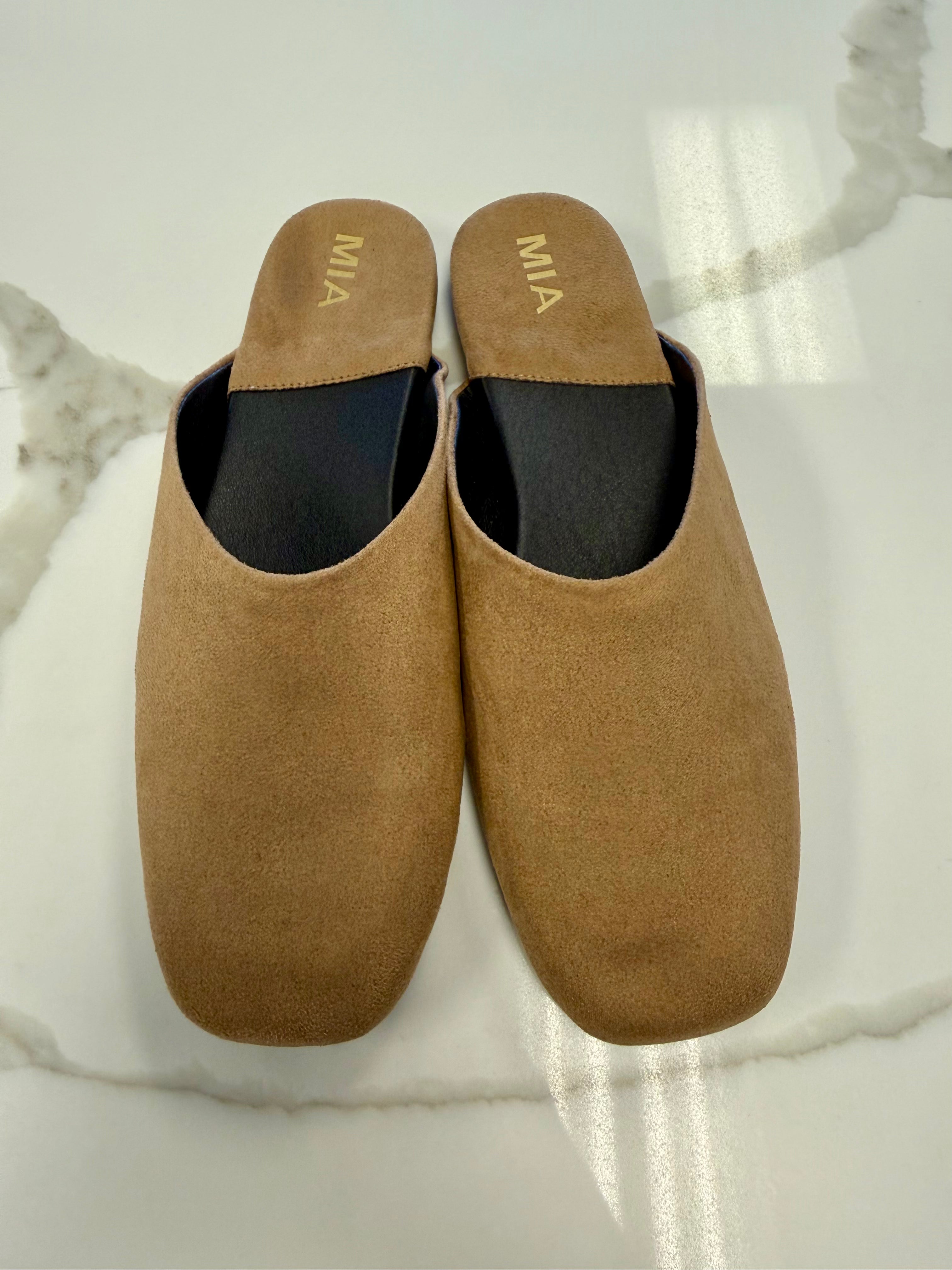 Maggie Tan Squoval Slip On Mule-Shop-Womens-Boutique-Clothing