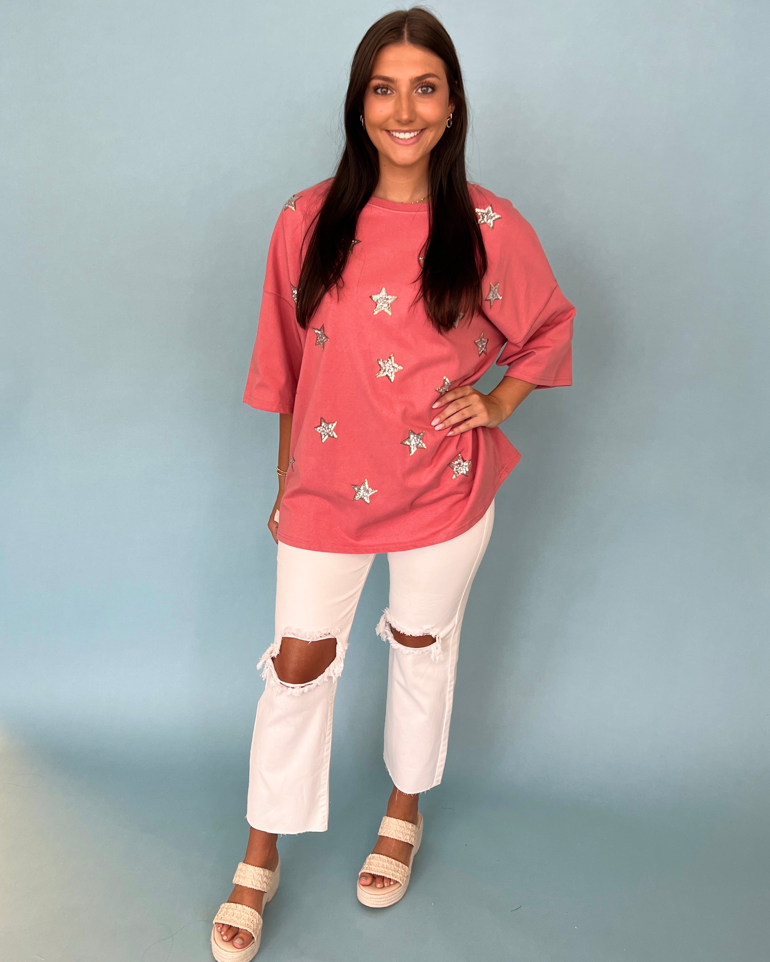 Time For Something White High Rise Slim Straight Jeans-Shop-Womens-Boutique-Clothing
