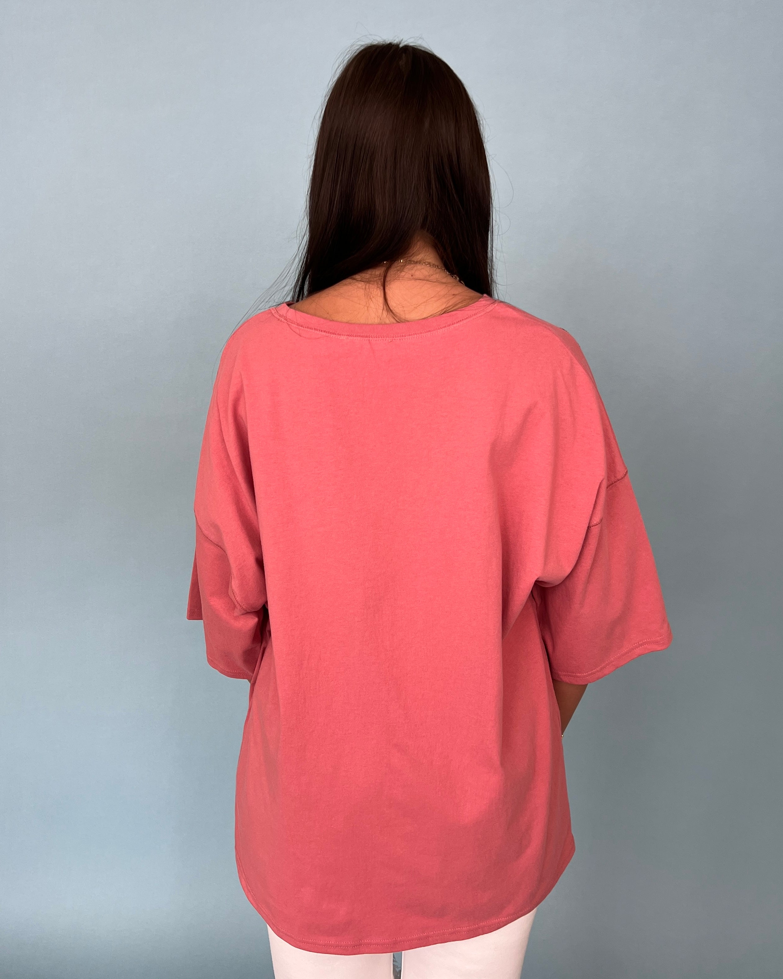 A Good Time Pink Star Sequins Patch Top-Shop-Womens-Boutique-Clothing