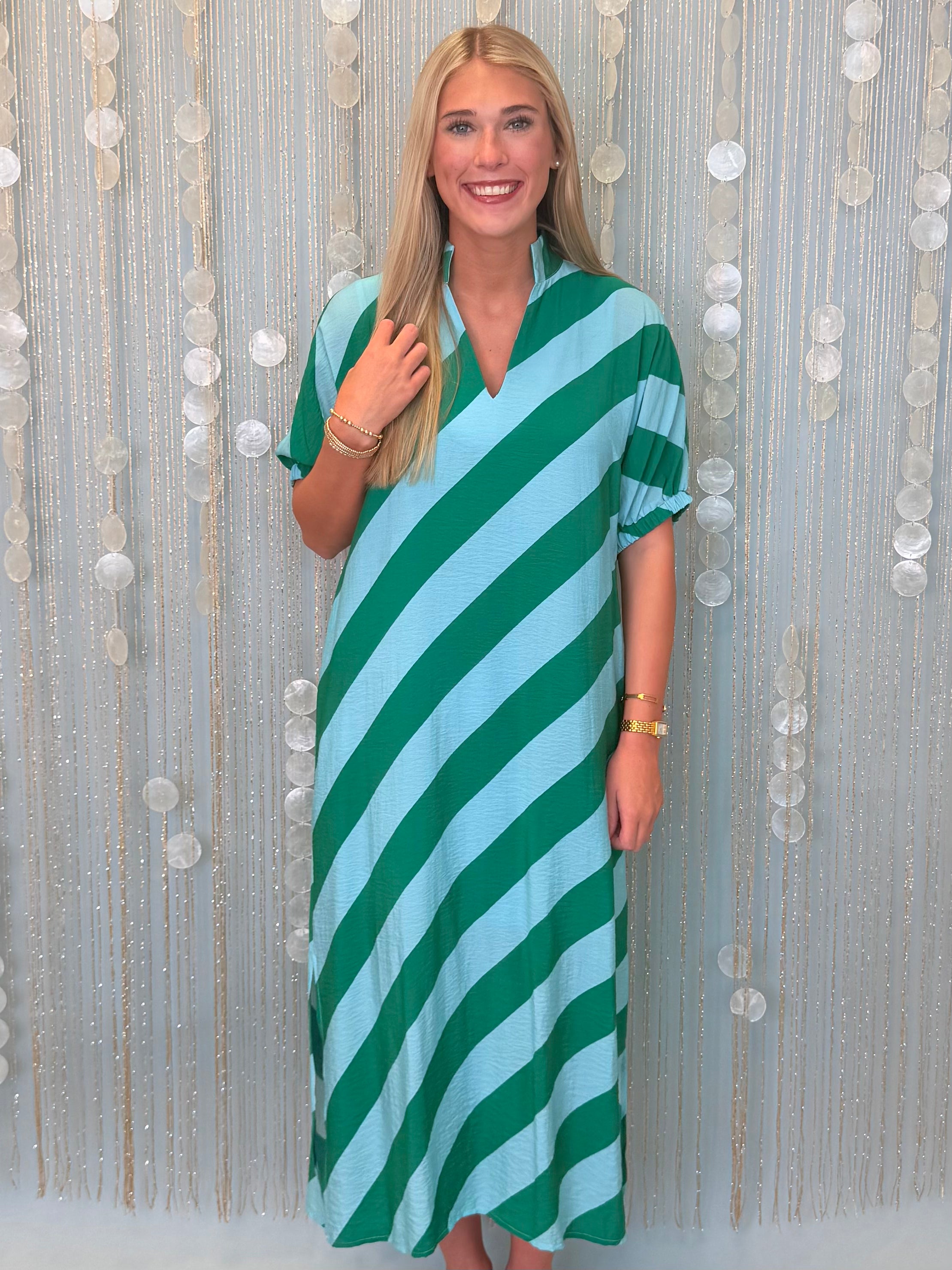 Darling Romance Green Midi Dress-Shop-Womens-Boutique-Clothing