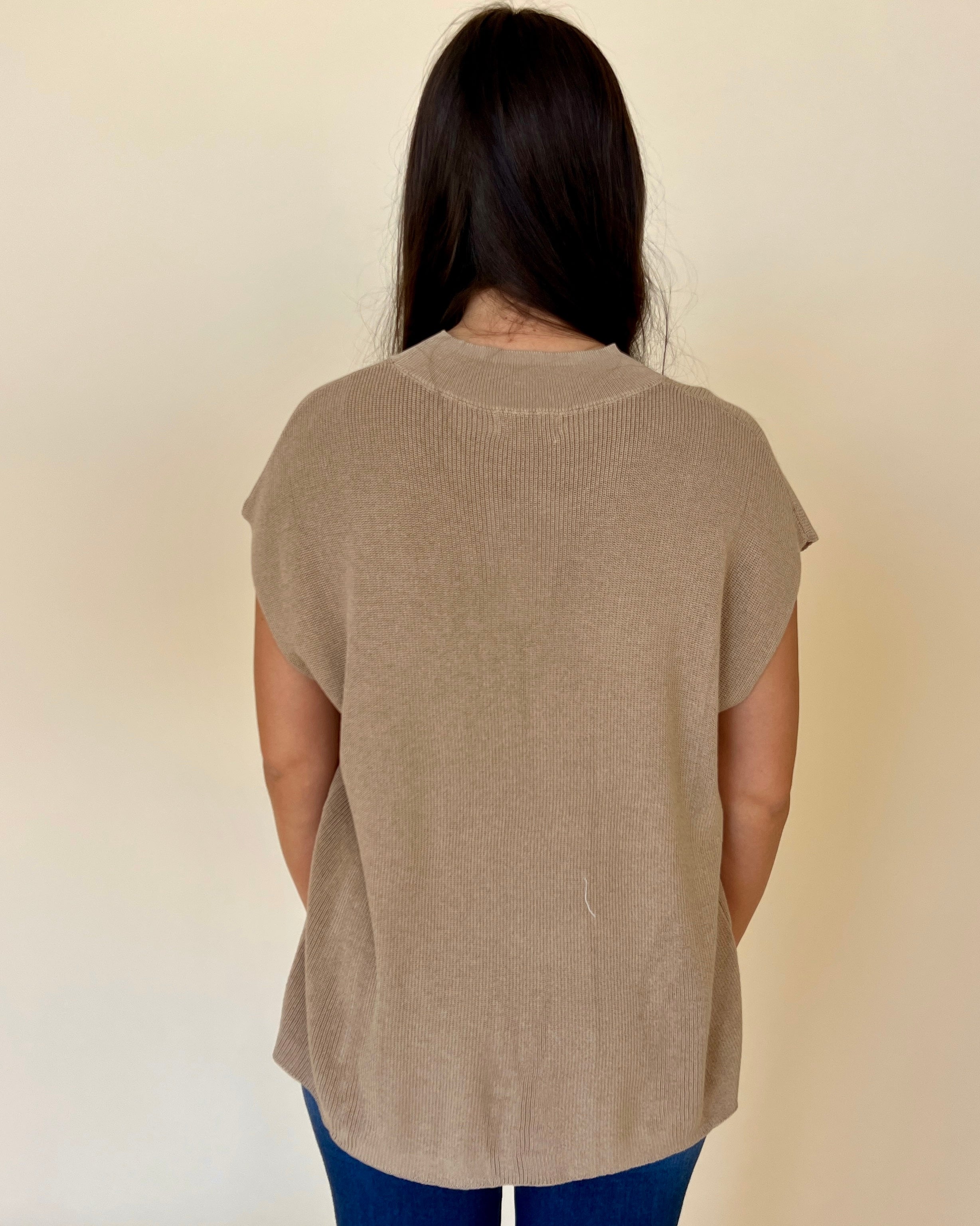 Your Place Coco Cap Sleeve Sweater Top-Shop-Womens-Boutique-Clothing