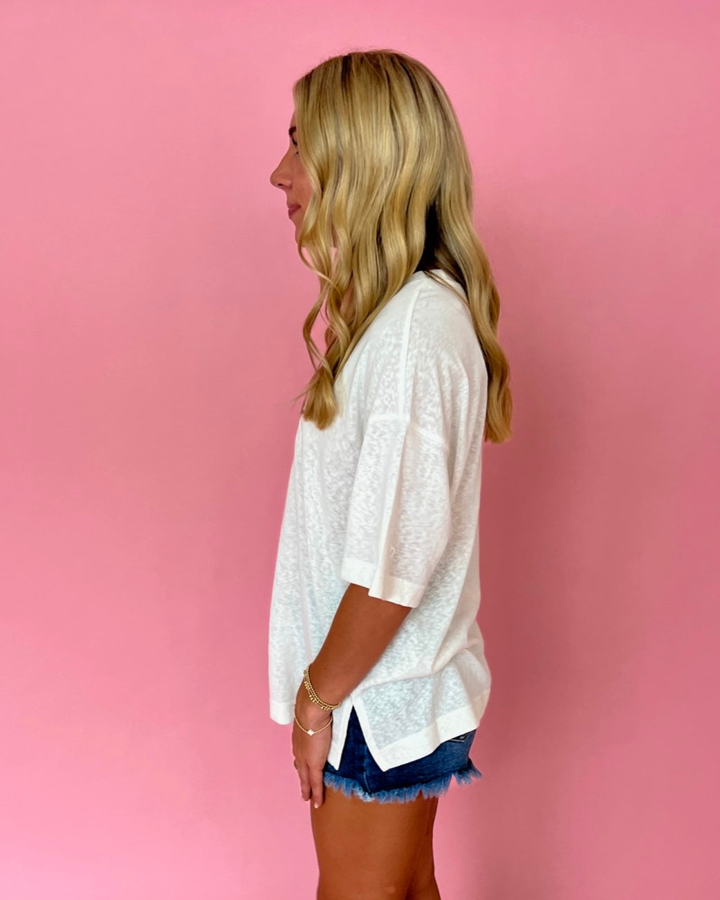 Beachy White Embroidered Boxy Top-Shop-Womens-Boutique-Clothing