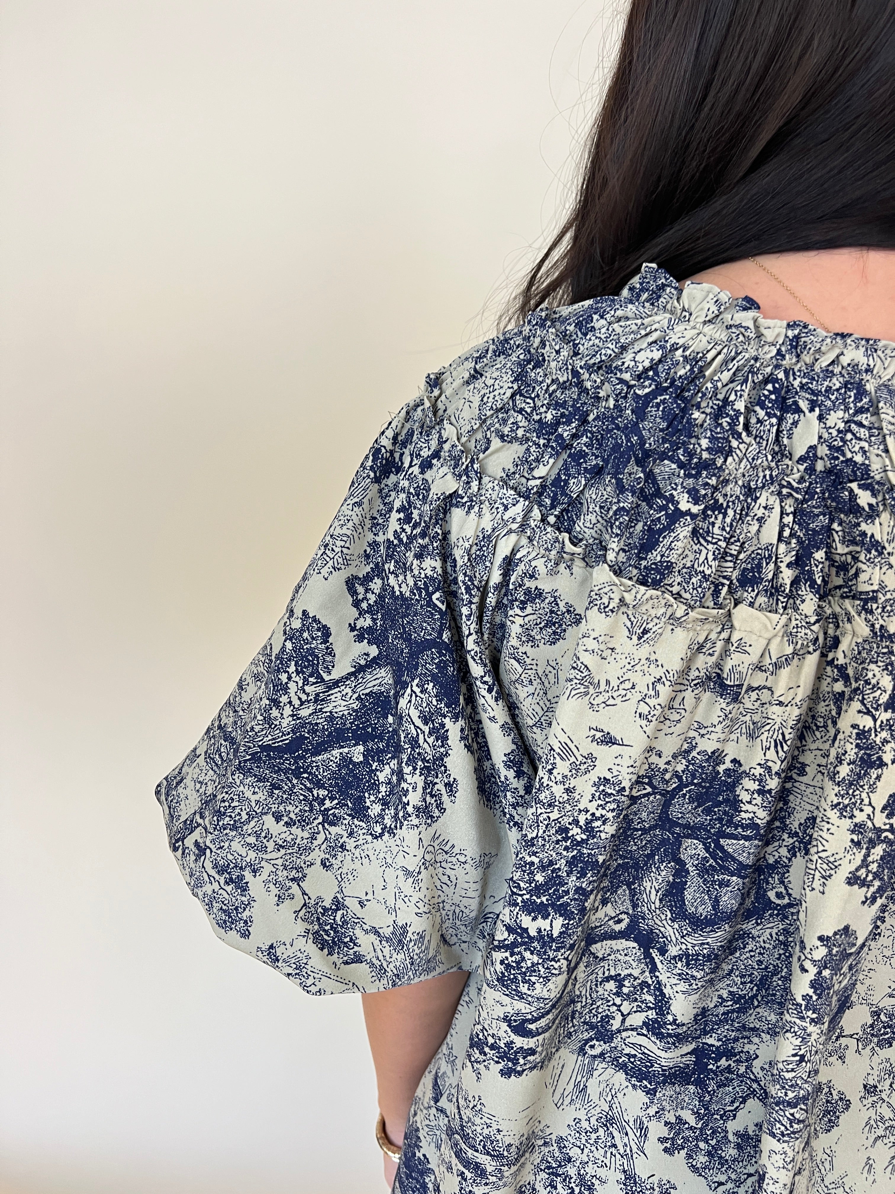 New To Town Midnight Printed Top-Shop-Womens-Boutique-Clothing