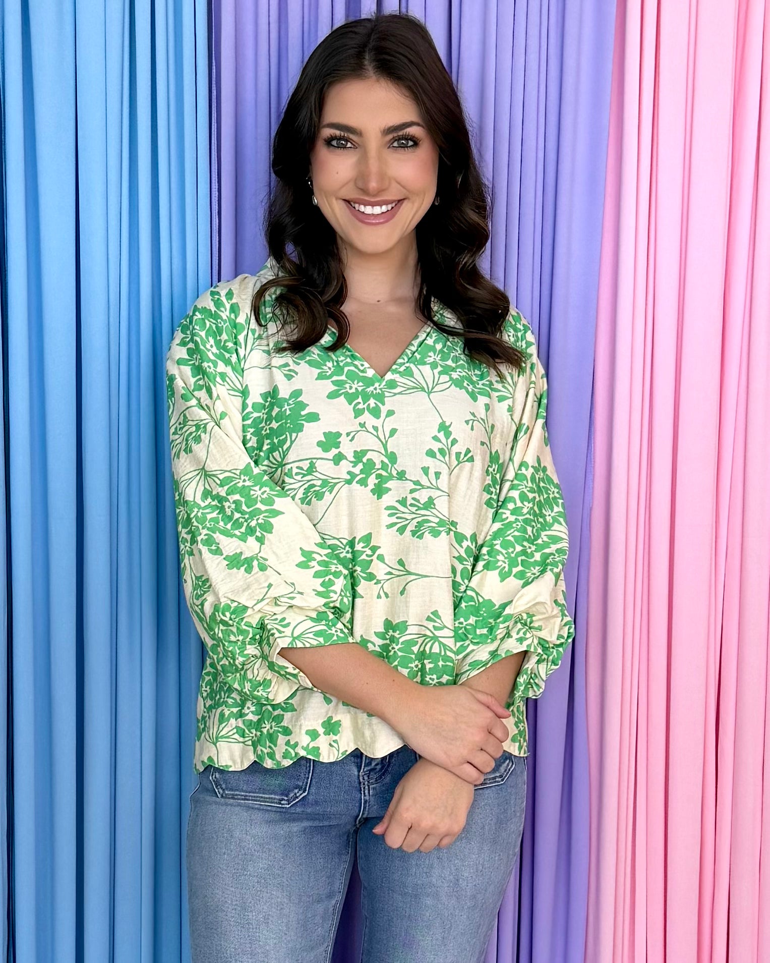 So Easy To Love Cherry Blossom Top-Shop-Womens-Boutique-Clothing