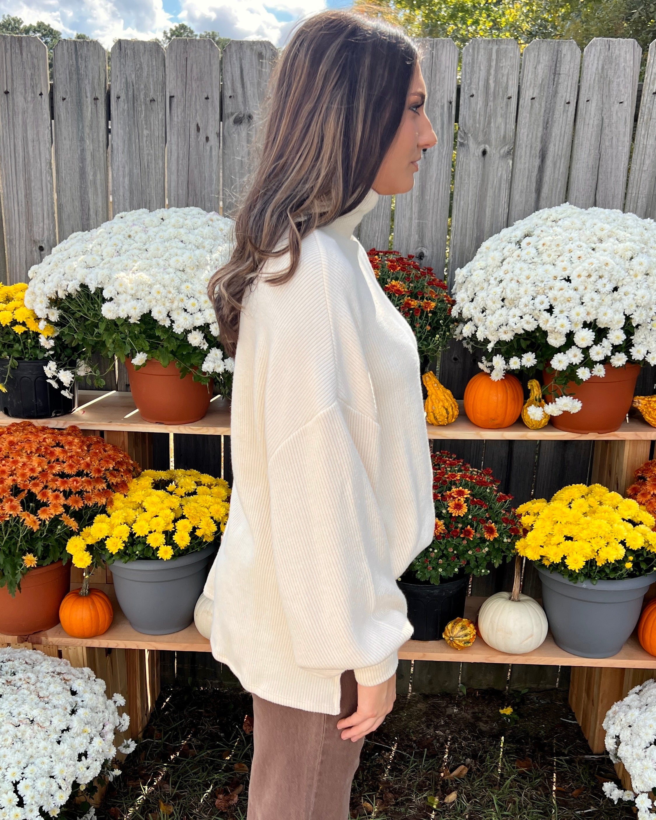 Come Around Cream Ribbed Sweater-Shop-Womens-Boutique-Clothing