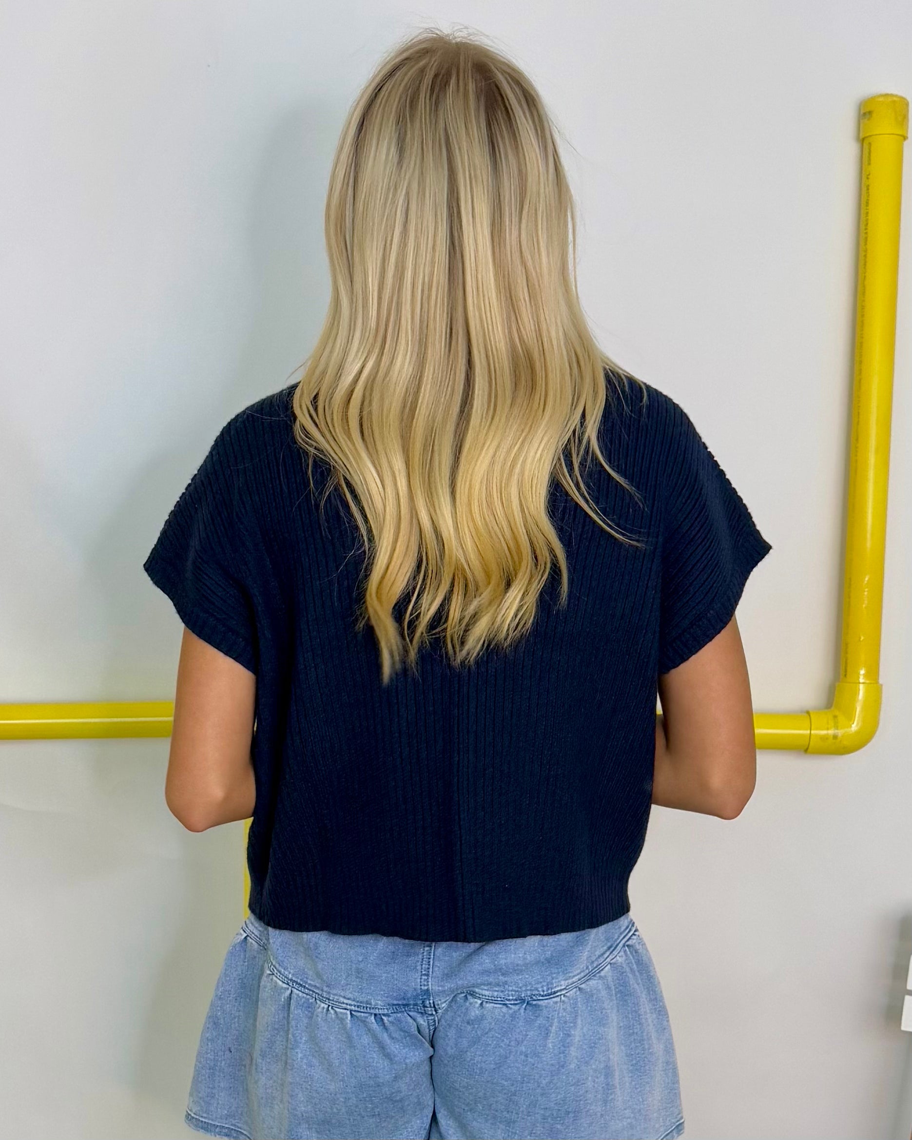 Keep Looking Navy Pocket Sweater-Shop-Womens-Boutique-Clothing