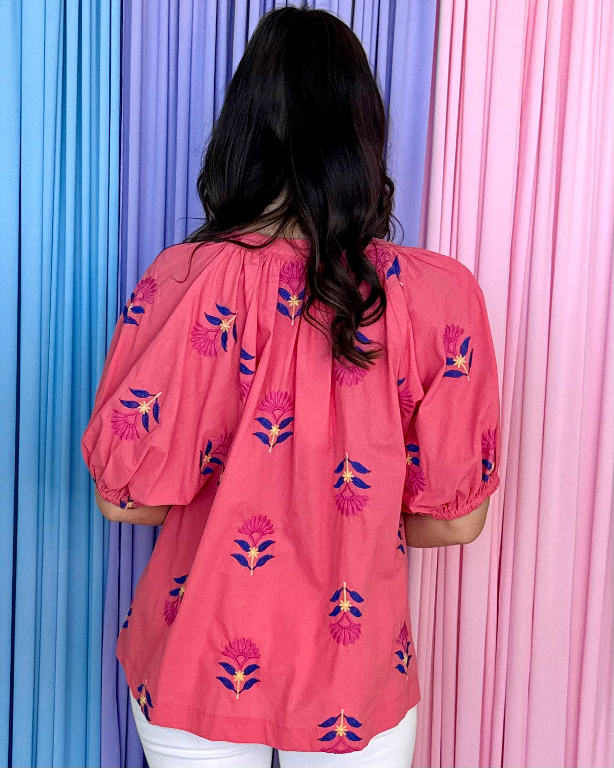 Oh So Pretty Coral Peach Top-Shop-Womens-Boutique-Clothing