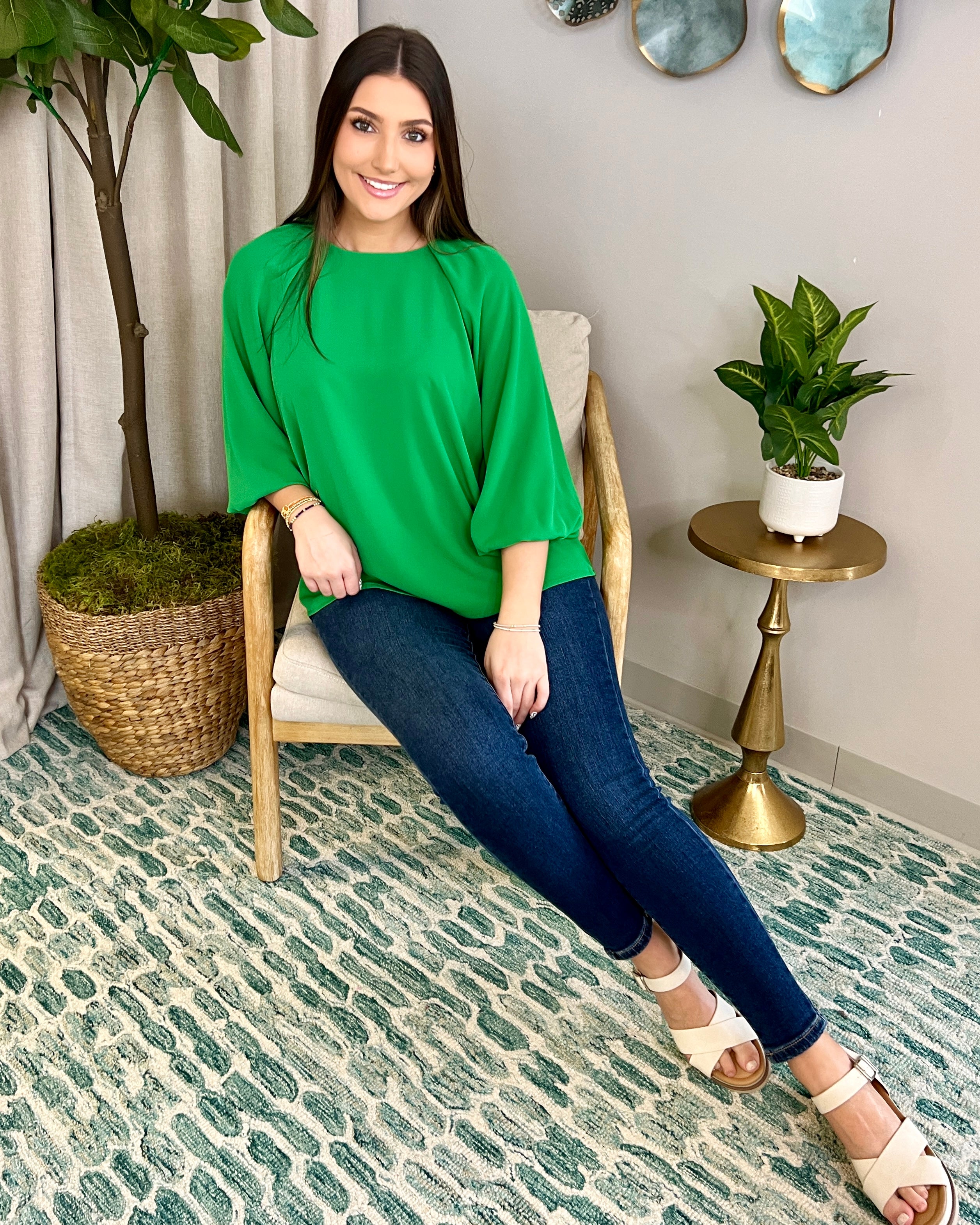 Ready For It Kelly Green Top-Shop-Womens-Boutique-Clothing