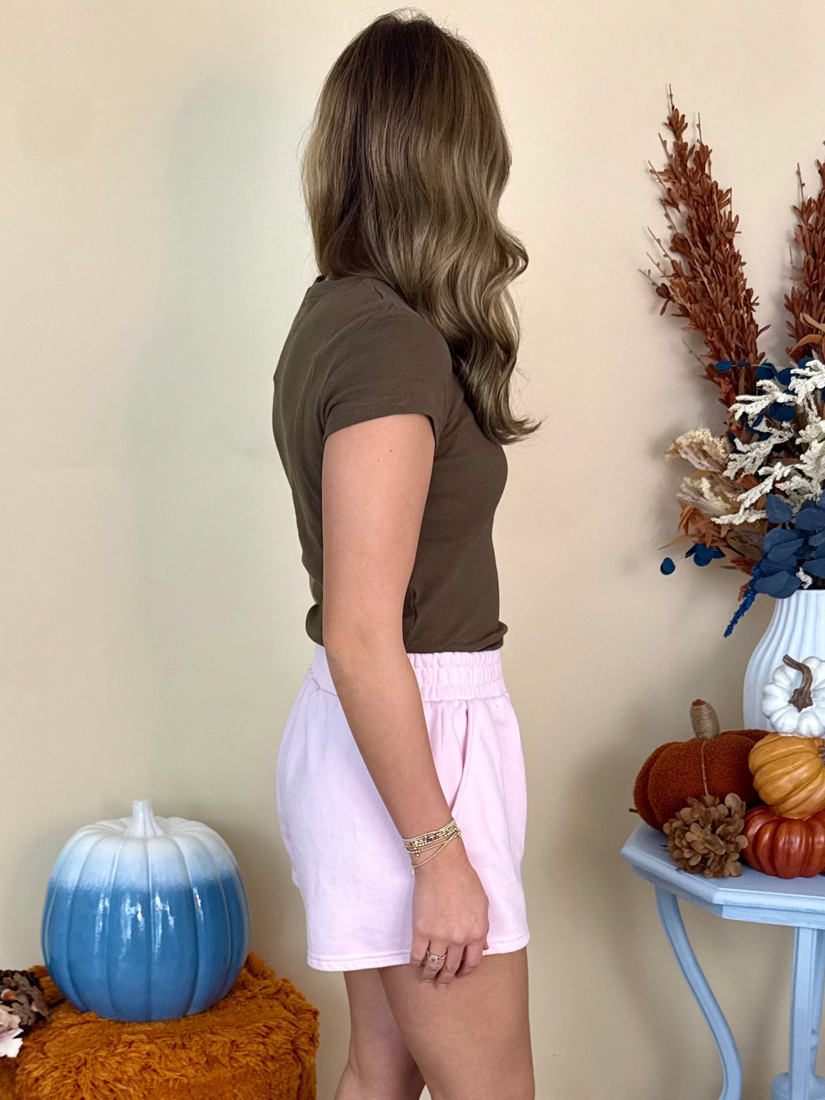 Lulu Mac Dk Olive Baby Doll Top