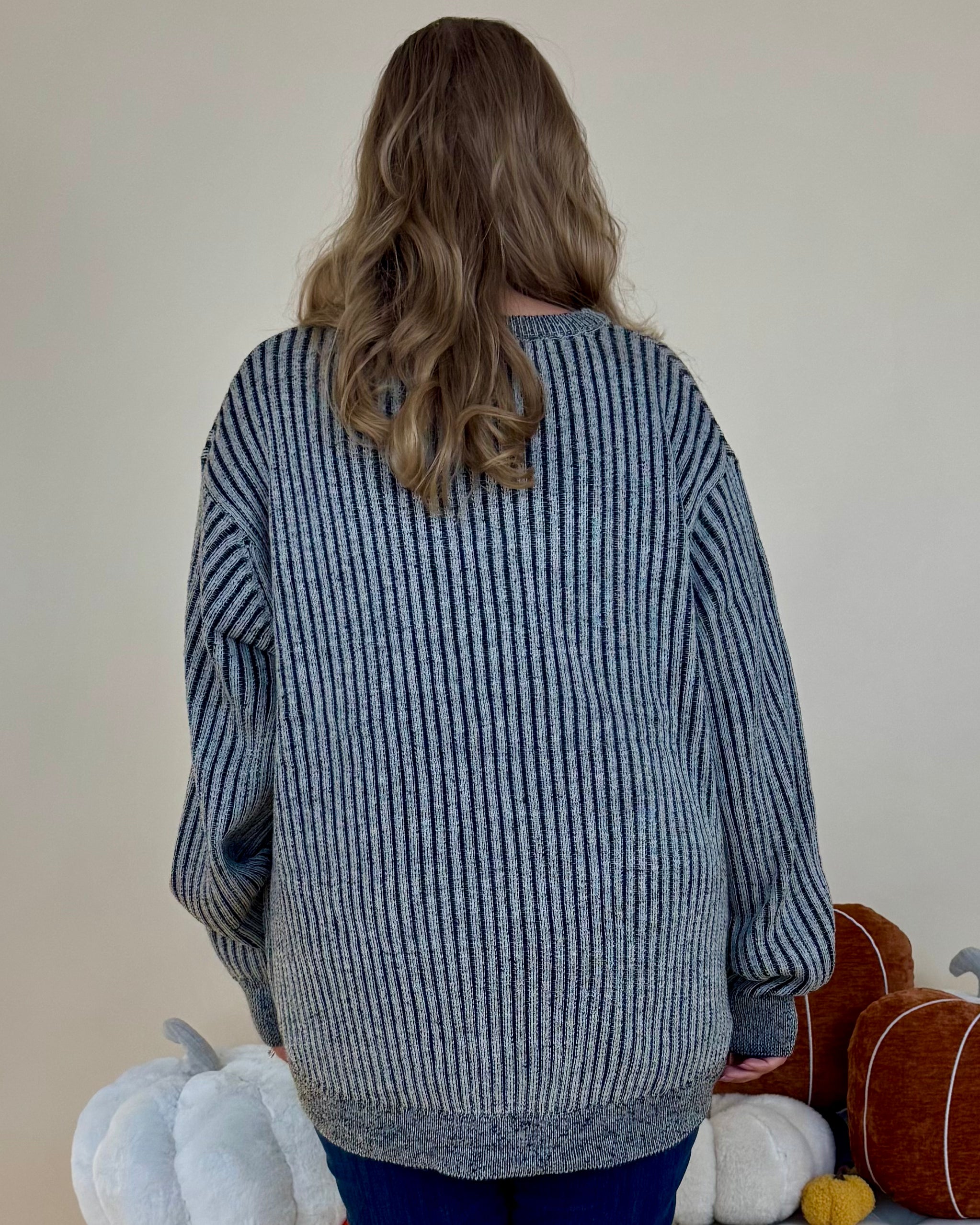 Capture This Black Plus Two-tone Sweater-Shop-Womens-Boutique-Clothing