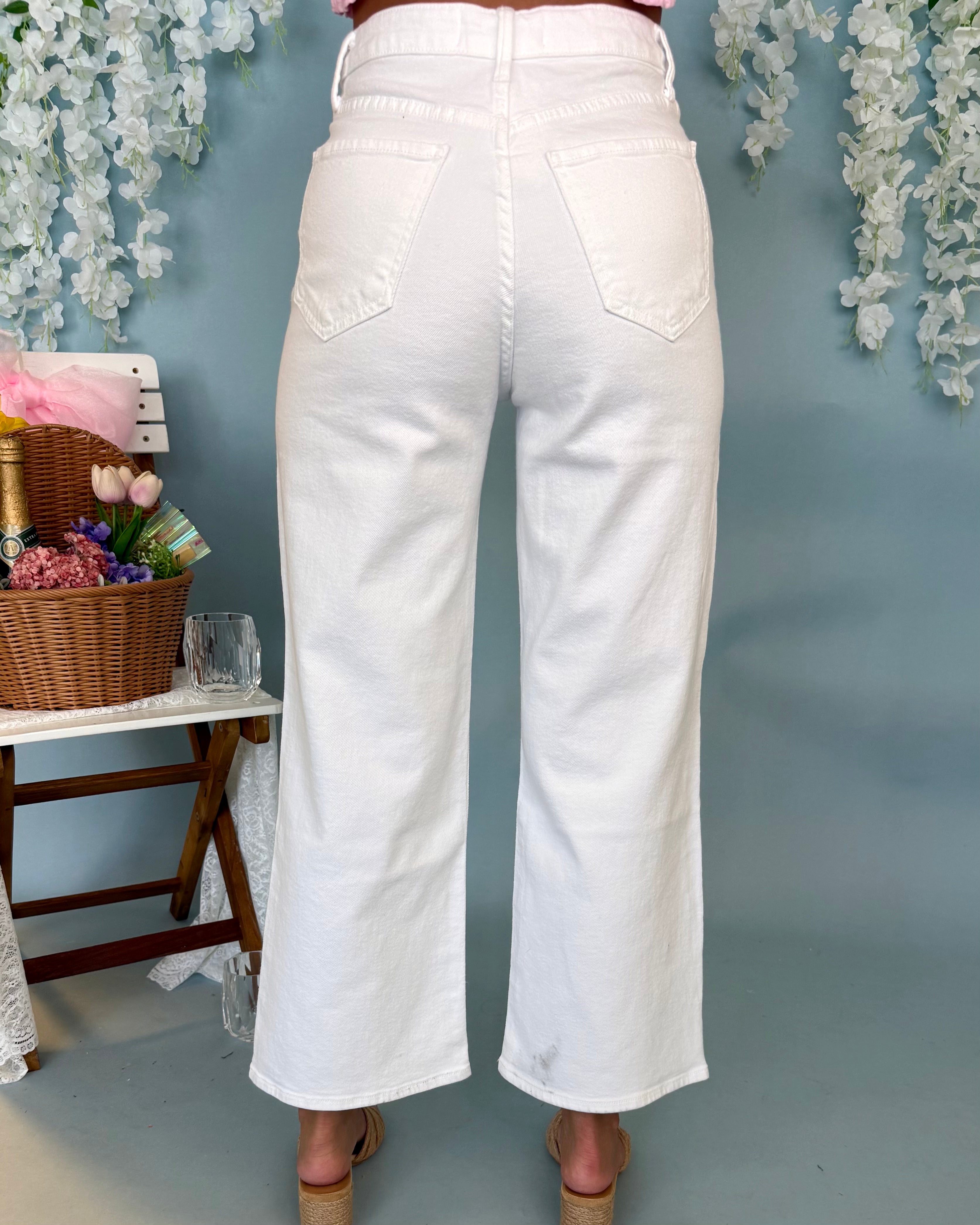 Perfect Fit White Cargo Jean-Shop-Womens-Boutique-Clothing
