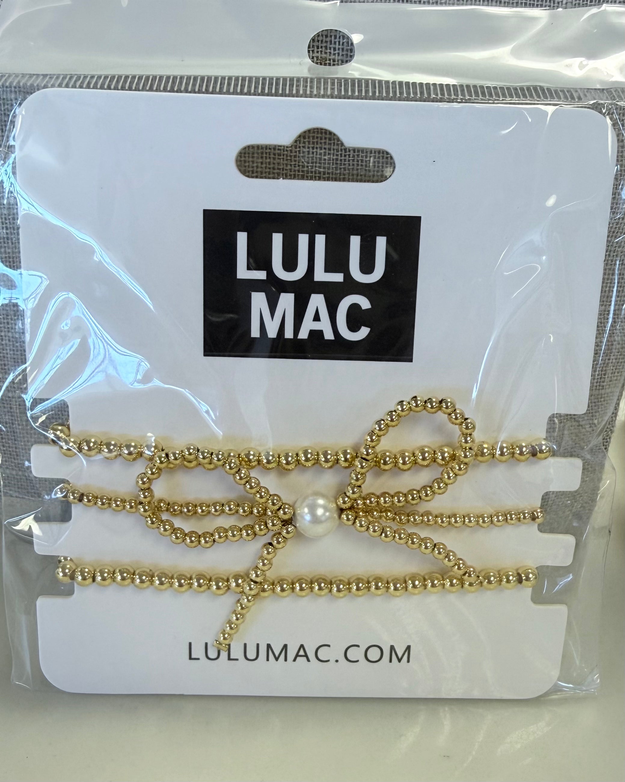 LULU MAC Gold Bow Bracelet Set-Shop-Womens-Boutique-Clothing