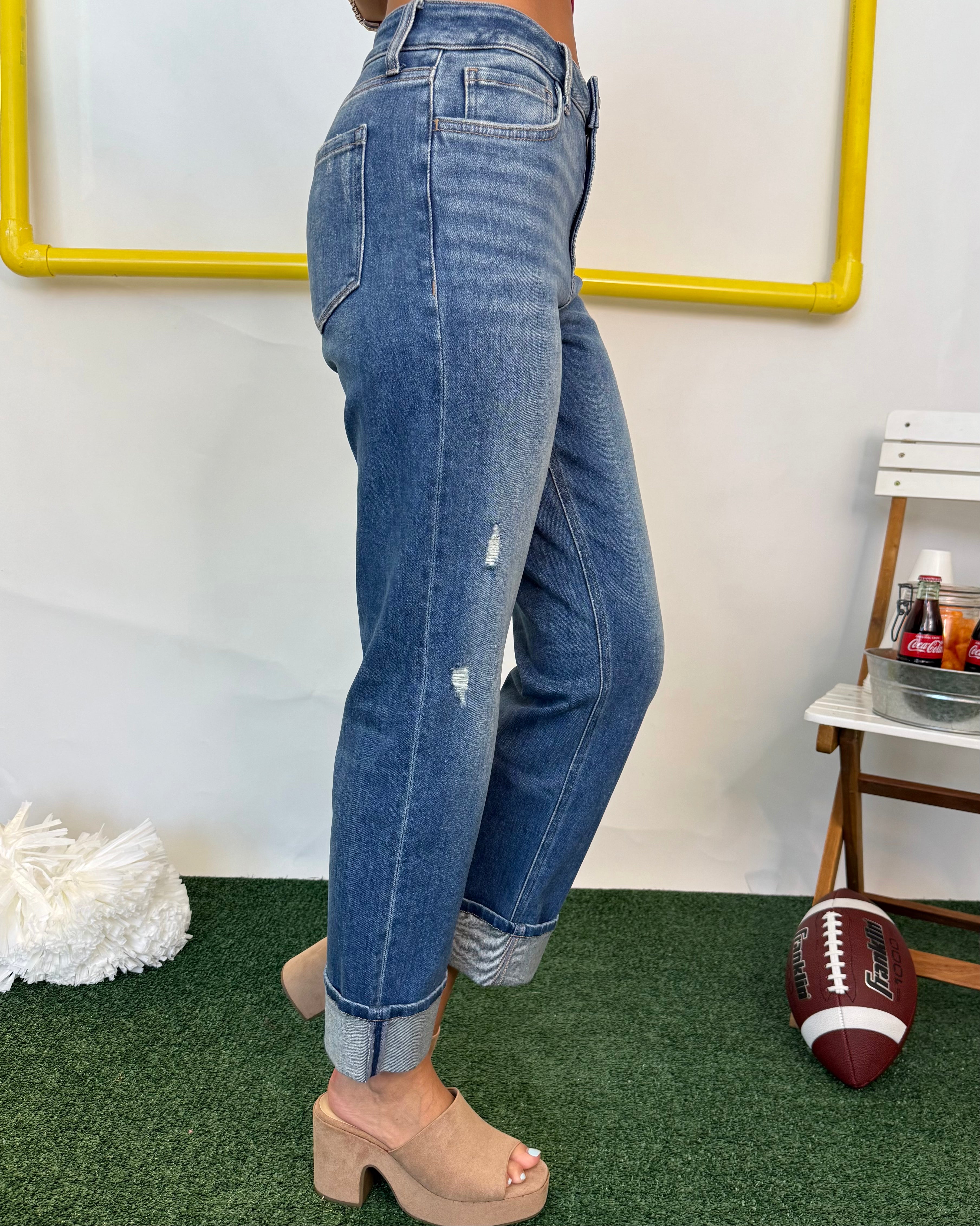On The Time High Rise Straight Jean-Shop-Womens-Boutique-Clothing