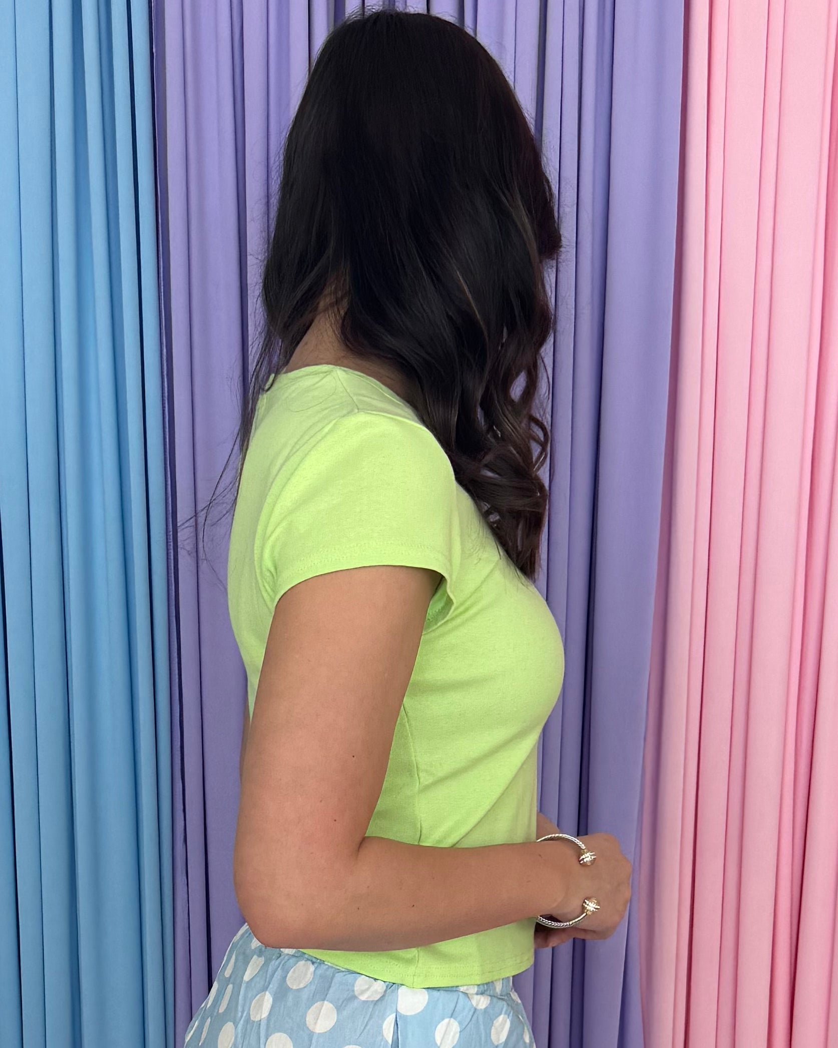 LULU MAC Pistachio Baby Doll Top-Shop-Womens-Boutique-Clothing