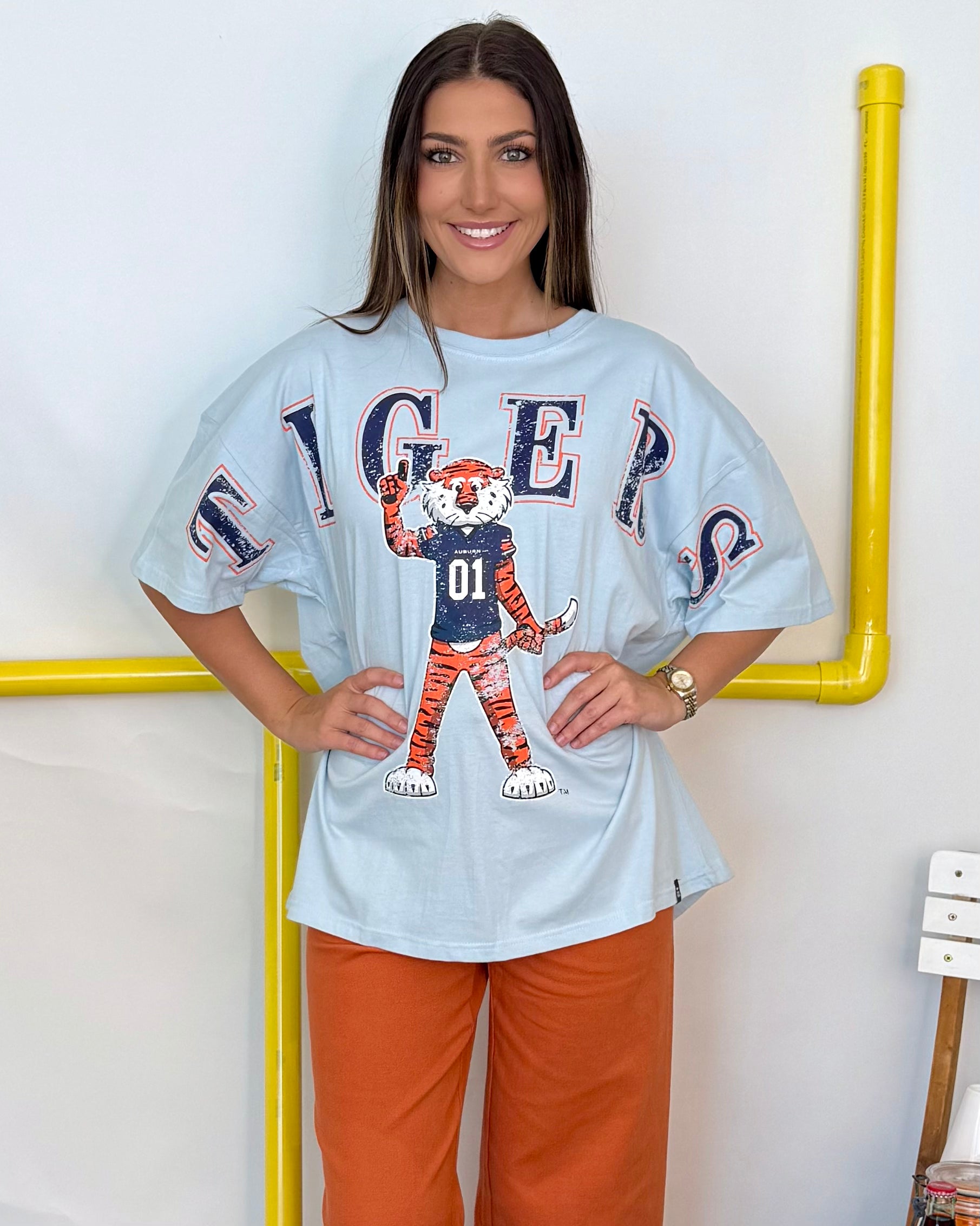 On The Level Auburn Oversized Tee-Shop-Womens-Boutique-Clothing