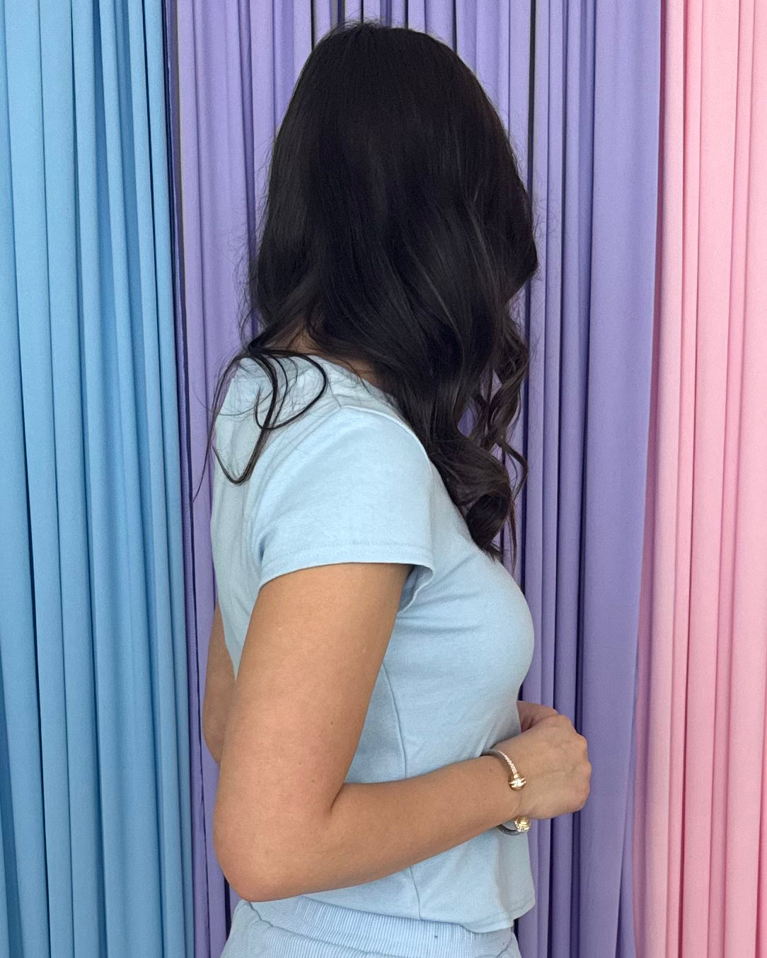 LULU MAC Light Blue Baby Doll Top-Shop-Womens-Boutique-Clothing