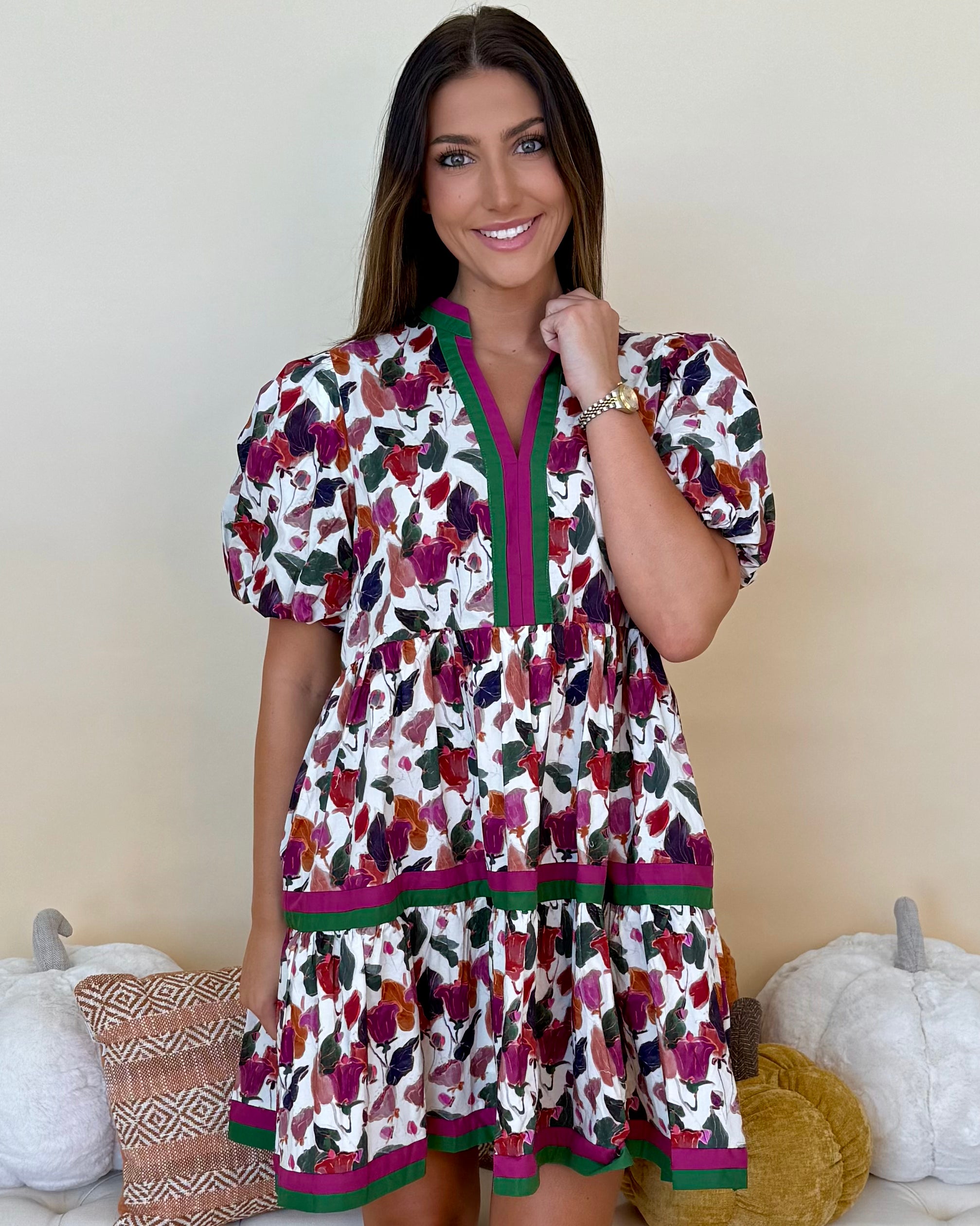 Sway With Me Multicolor Floral Dress-Shop-Womens-Boutique-Clothing