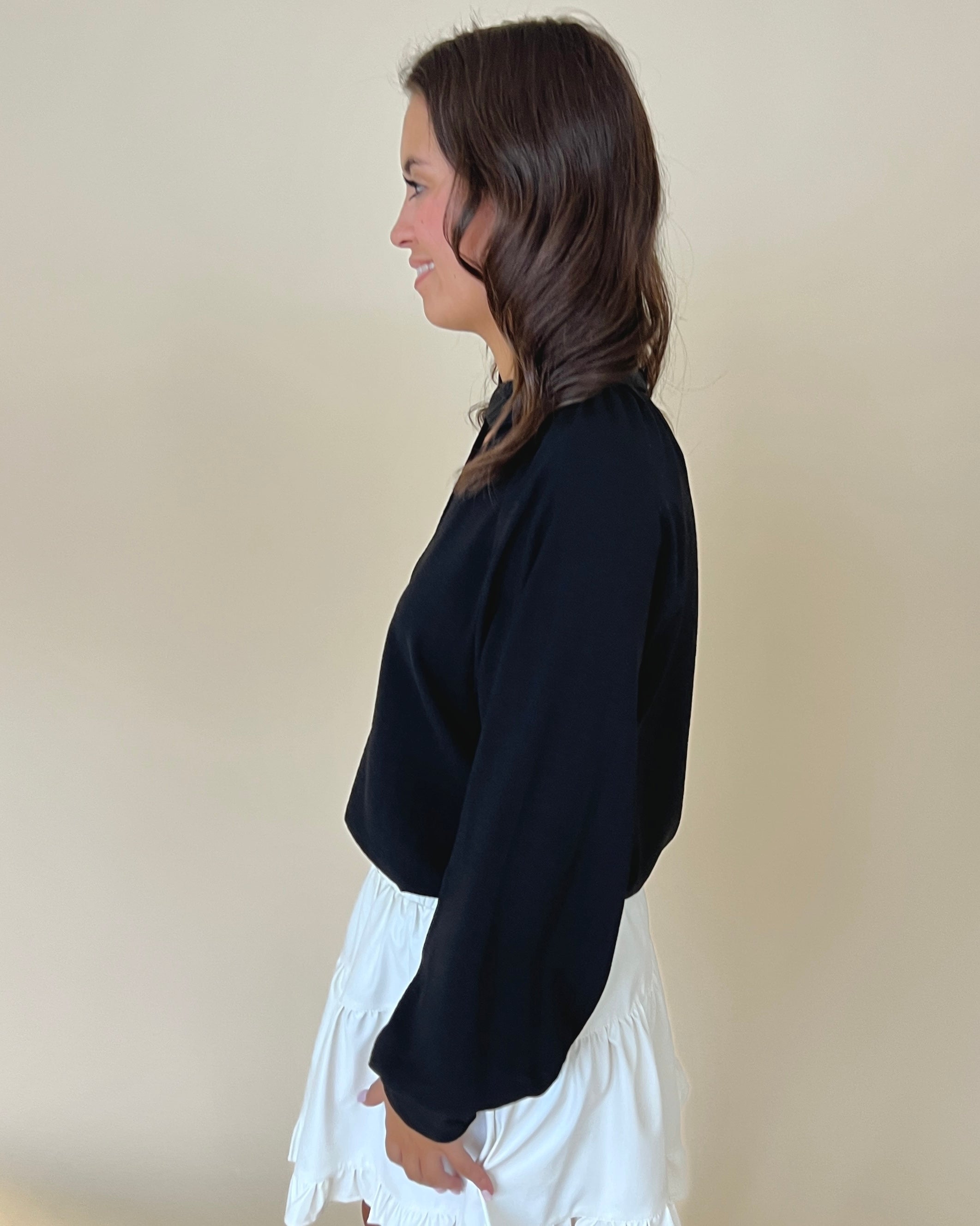 In My Heart Black Keyhole Top-Shop-Womens-Boutique-Clothing