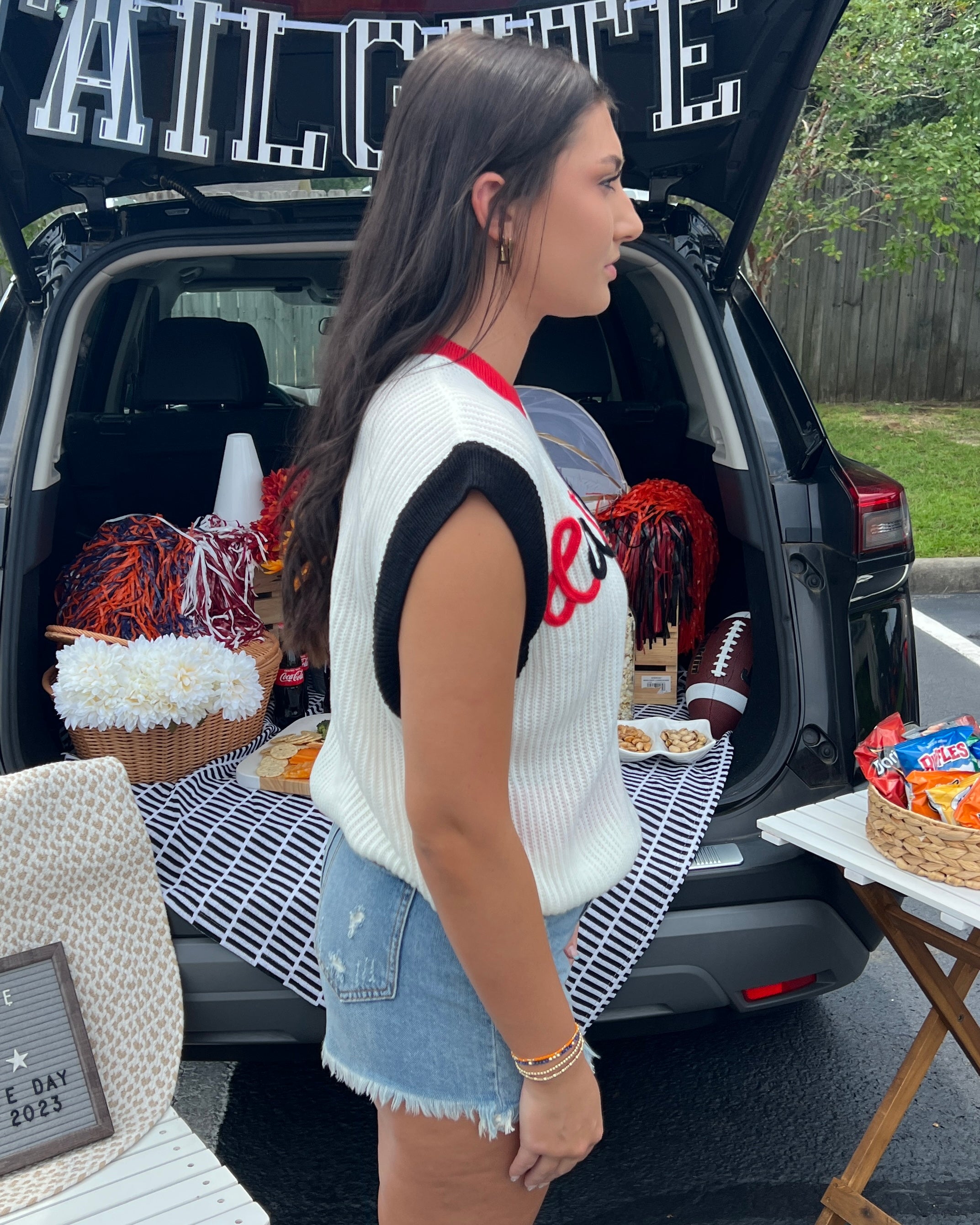 Dawgs Ivory Embroidered Sweater Top-Shop-Womens-Boutique-Clothing