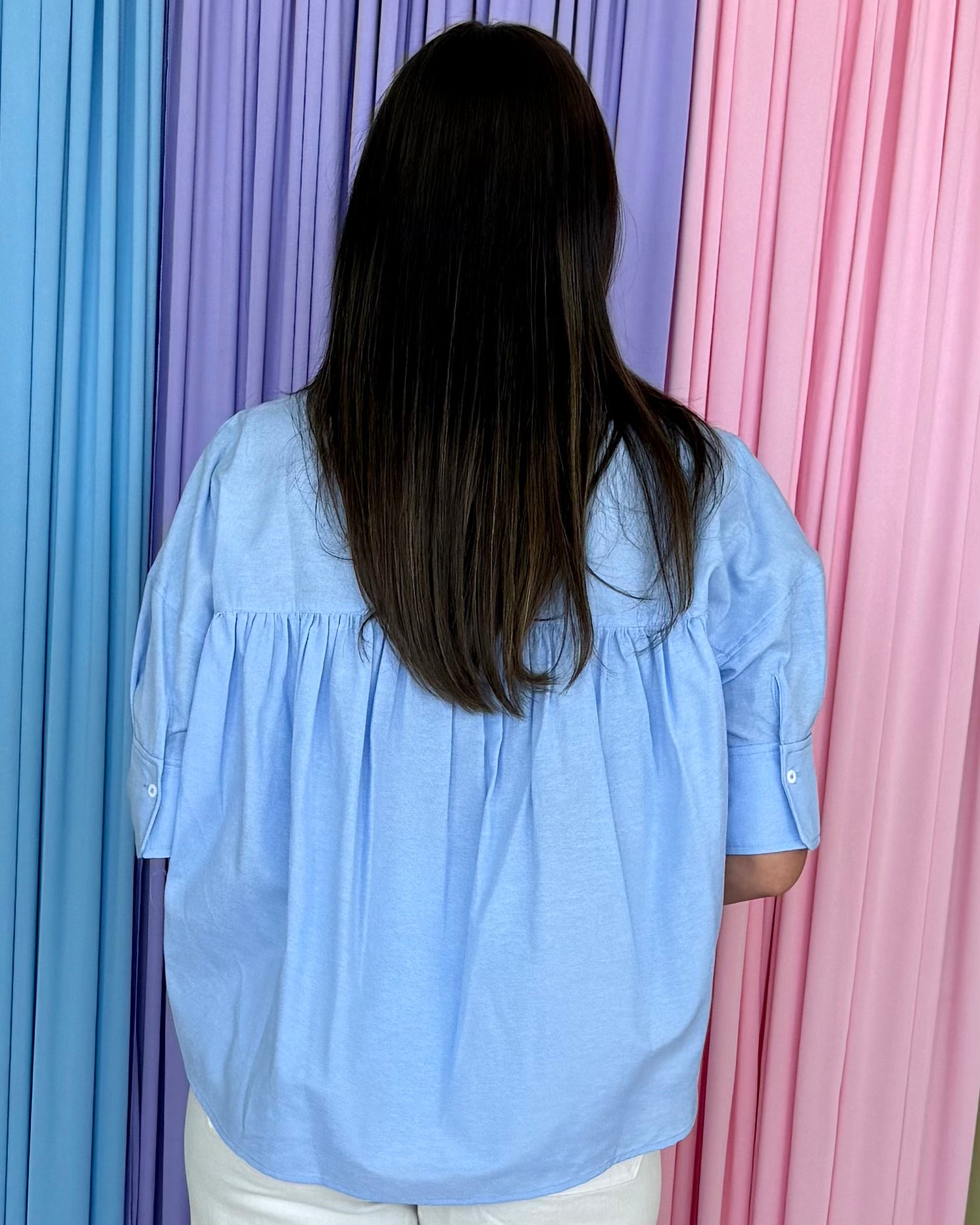 Sweet Summertime Denim Button Down Top-Shop-Womens-Boutique-Clothing