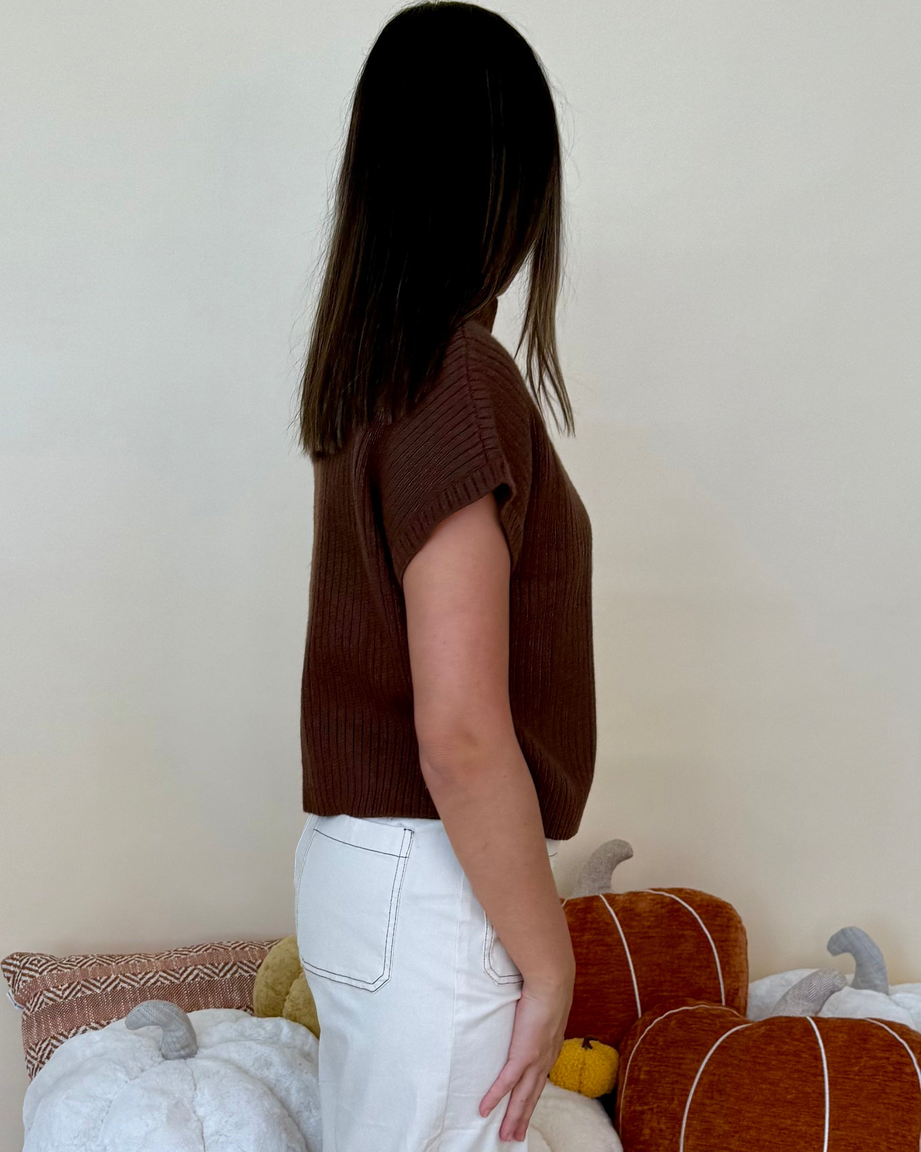 Keep Looking Chocolate Brown Pocket Sweater-Shop-Womens-Boutique-Clothing
