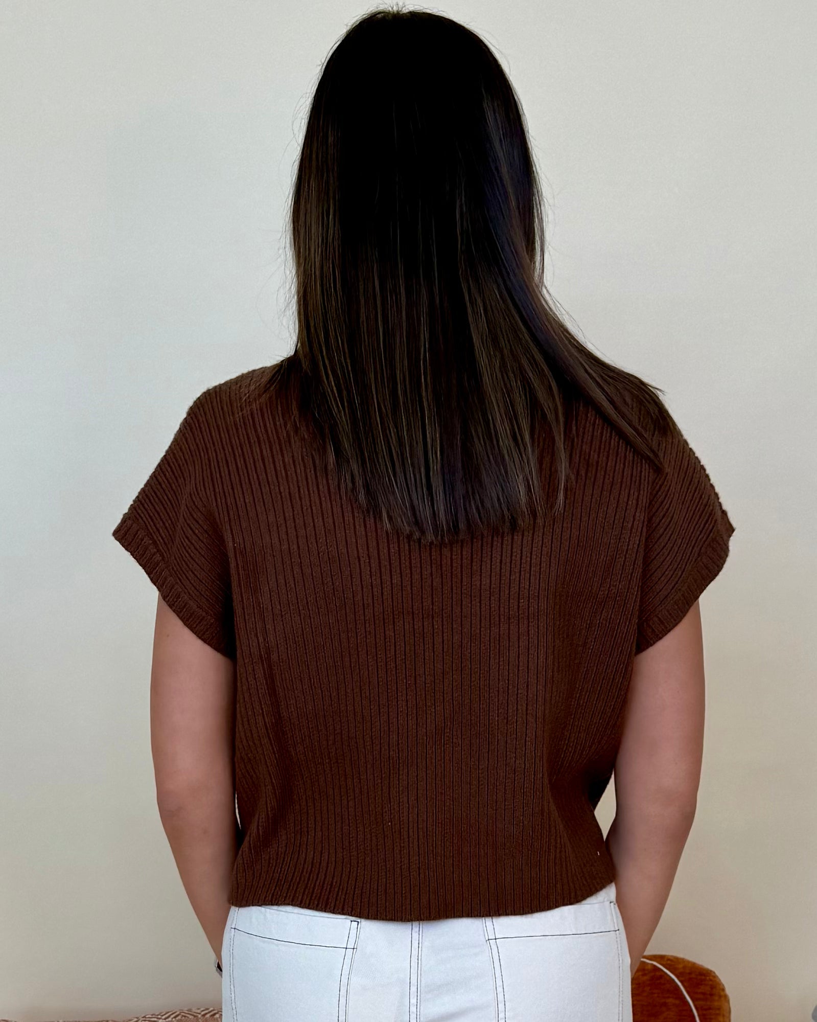 Keep Looking Chocolate Brown Pocket Sweater-Shop-Womens-Boutique-Clothing