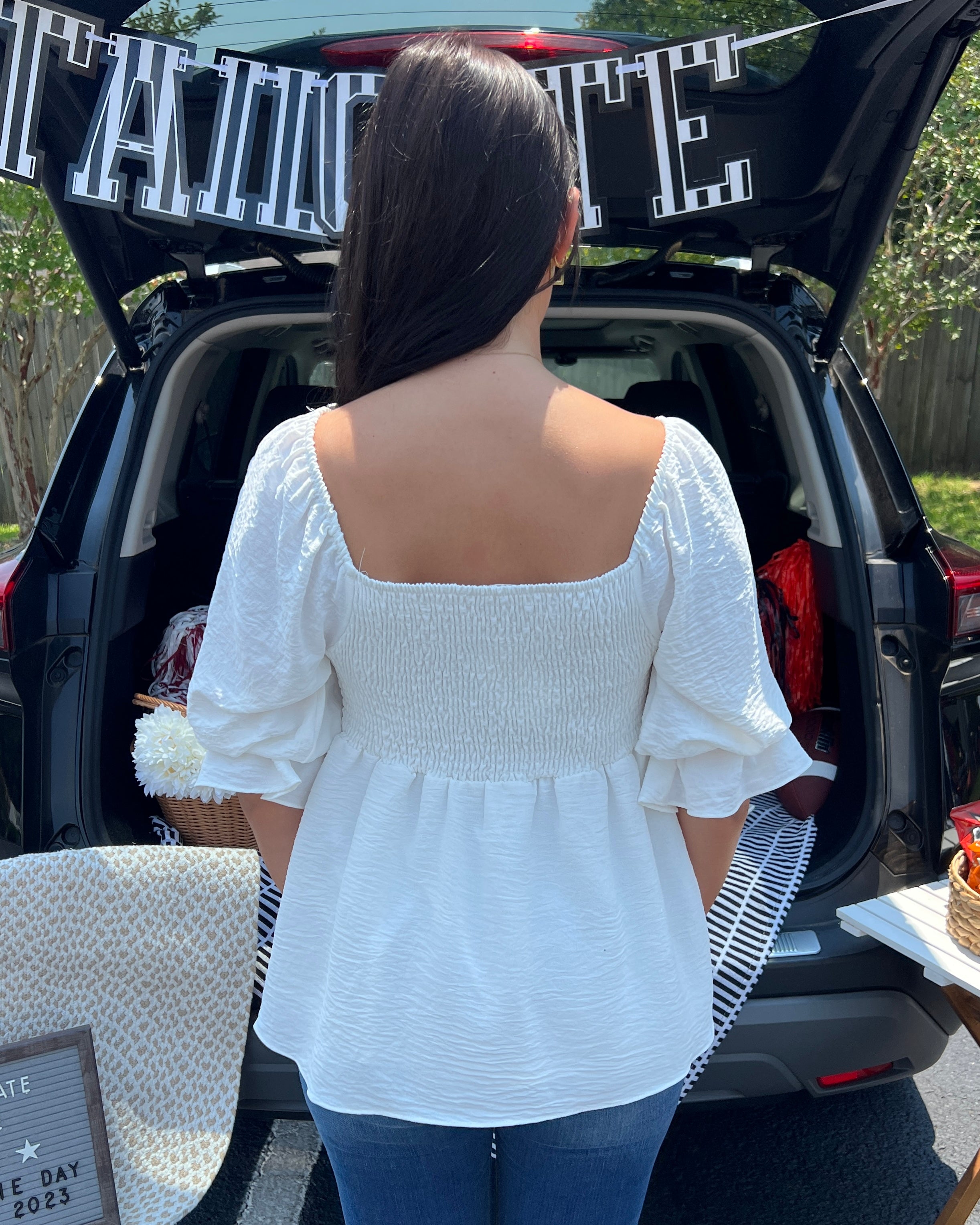 First Thing Off White Square Neck Babydoll Top-Shop-Womens-Boutique-Clothing