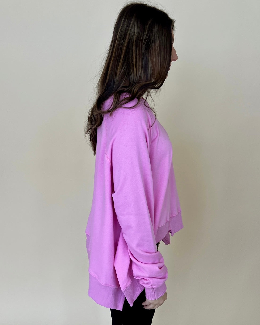 Colder Days Barbie Pink Sweatshirt-Shop-Womens-Boutique-Clothing