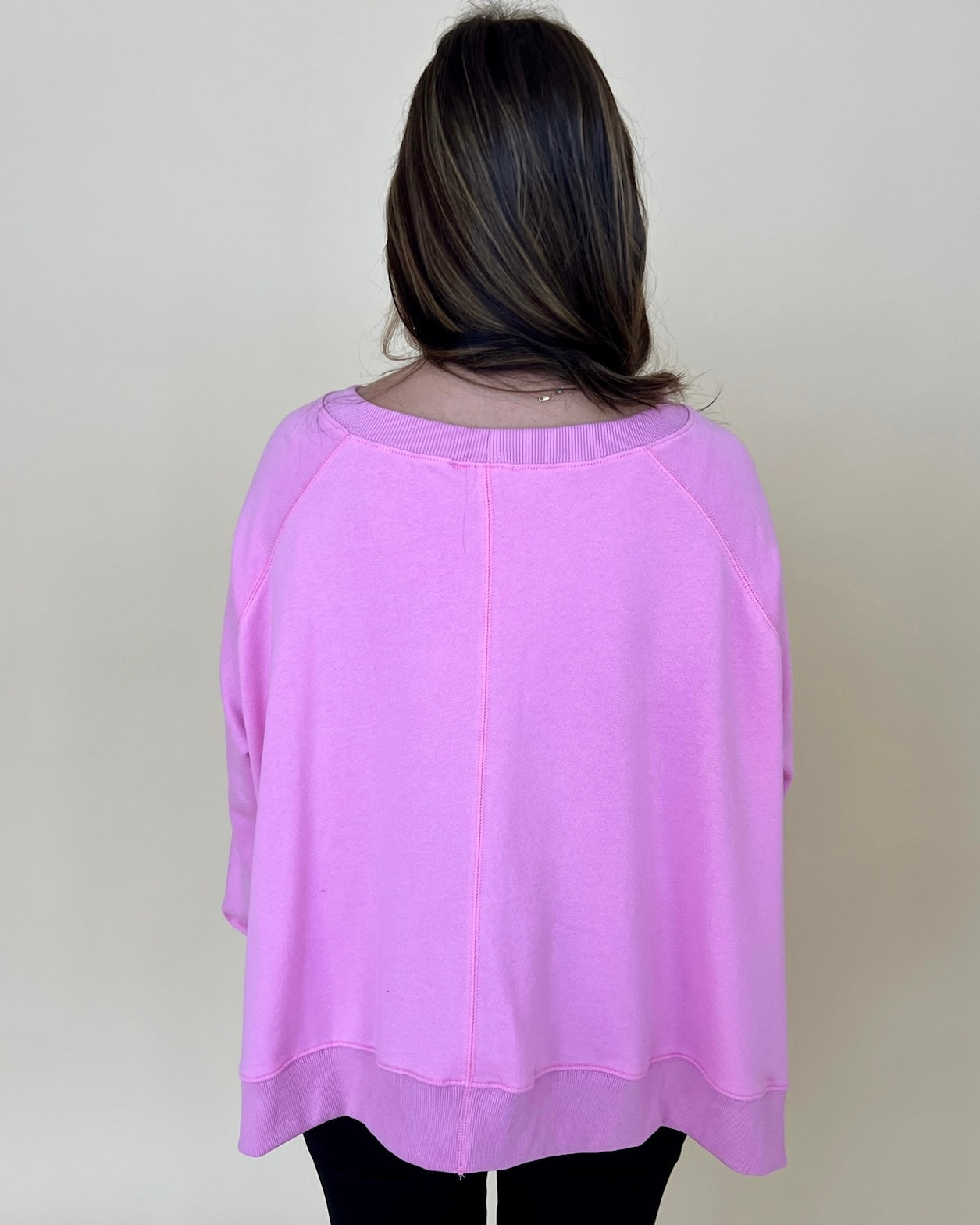 Colder Days Barbie Pink Sweatshirt-Shop-Womens-Boutique-Clothing
