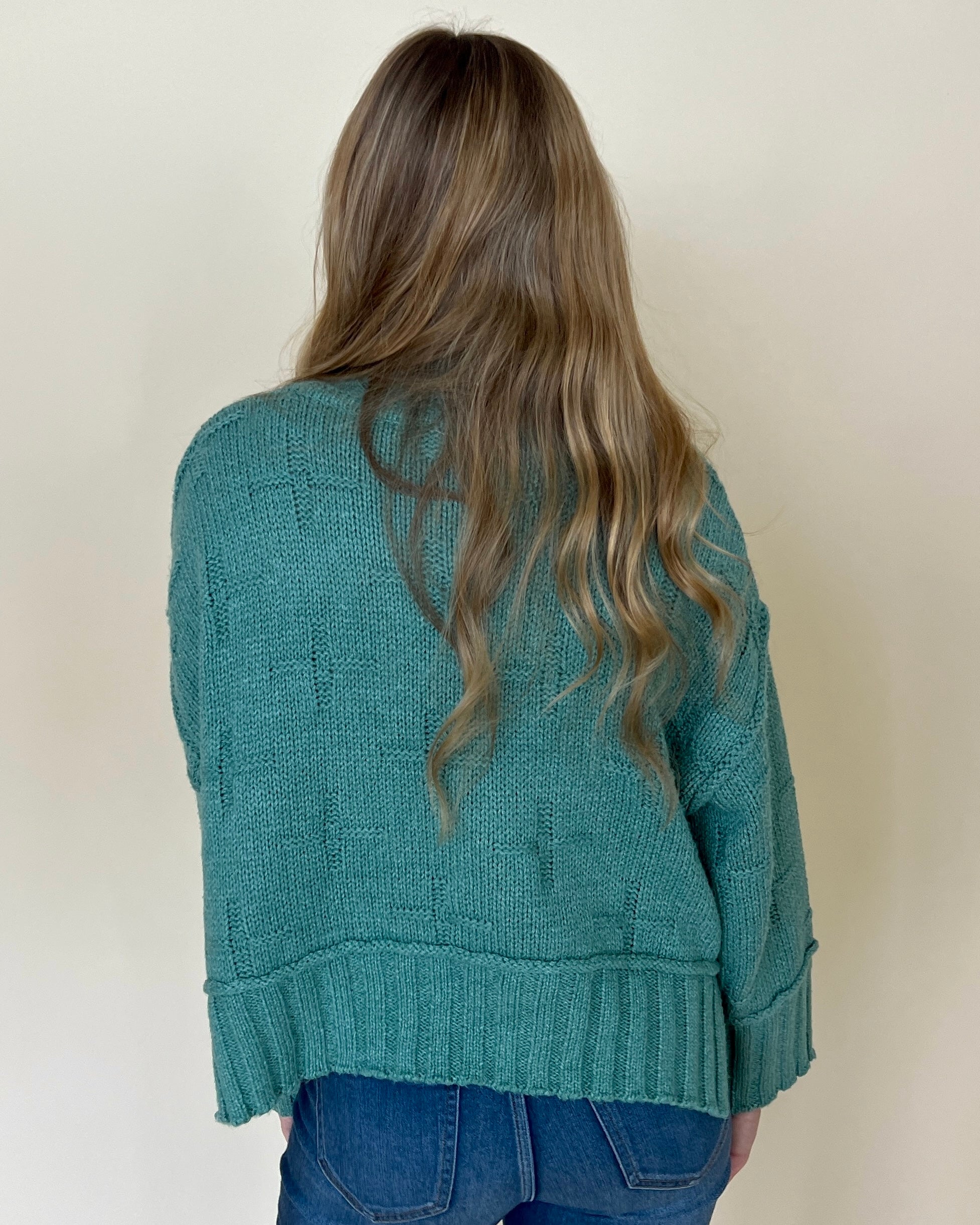 Stay On Sage Design Knitted Sweater-Shop-Womens-Boutique-Clothing