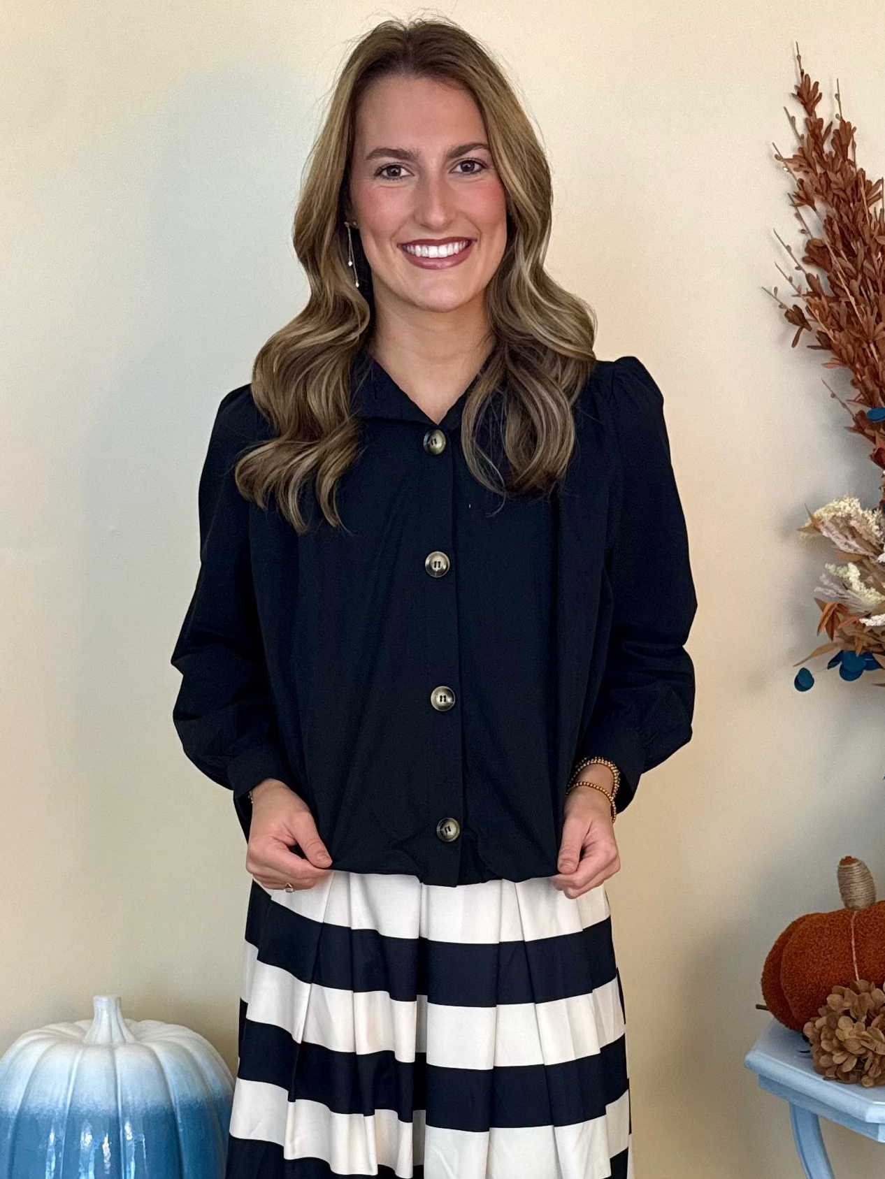 Cinnamon Spice Black Jacket-Shop-Womens-Boutique-Clothing