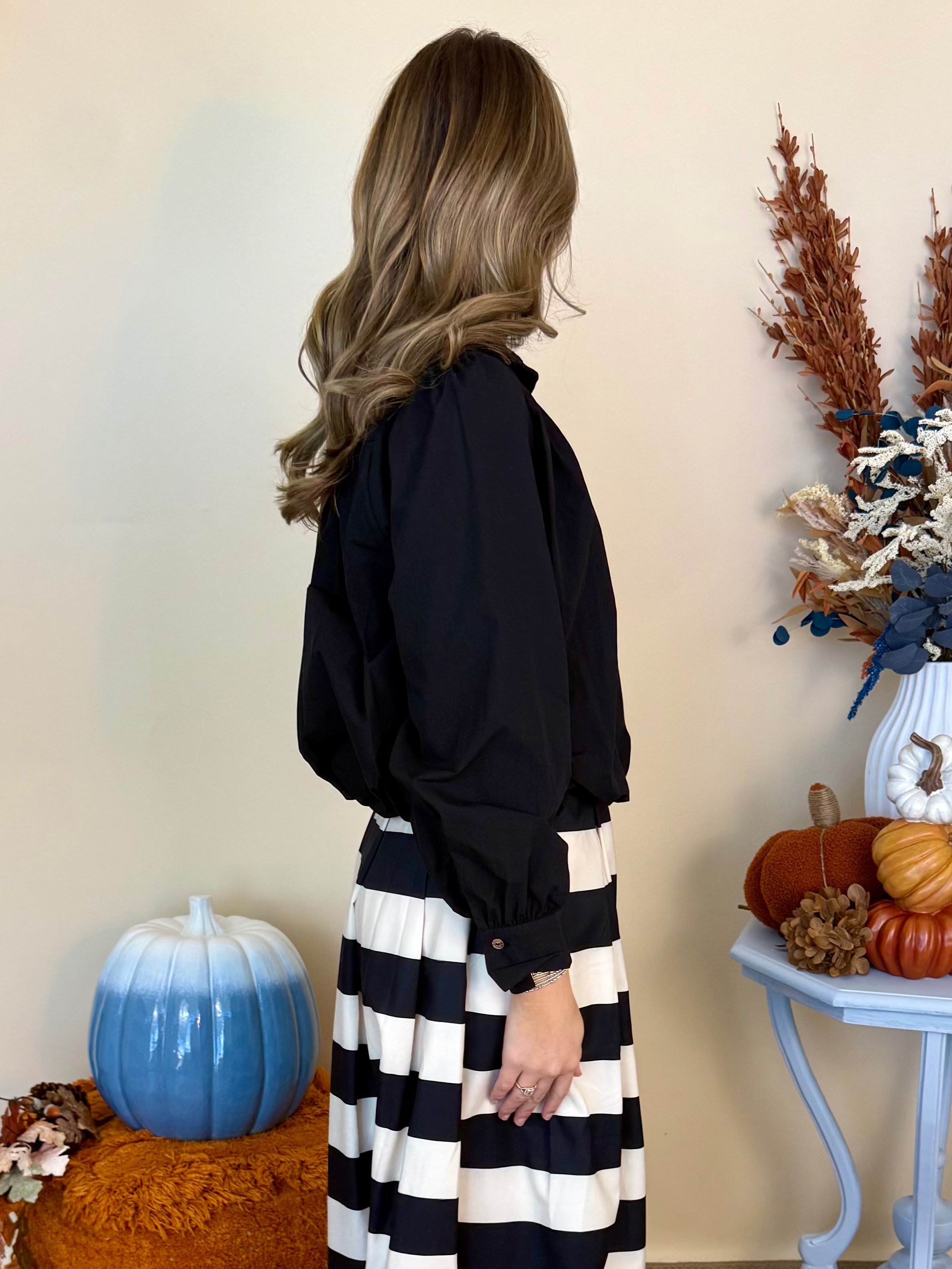 Cinnamon Spice Black Jacket-Shop-Womens-Boutique-Clothing