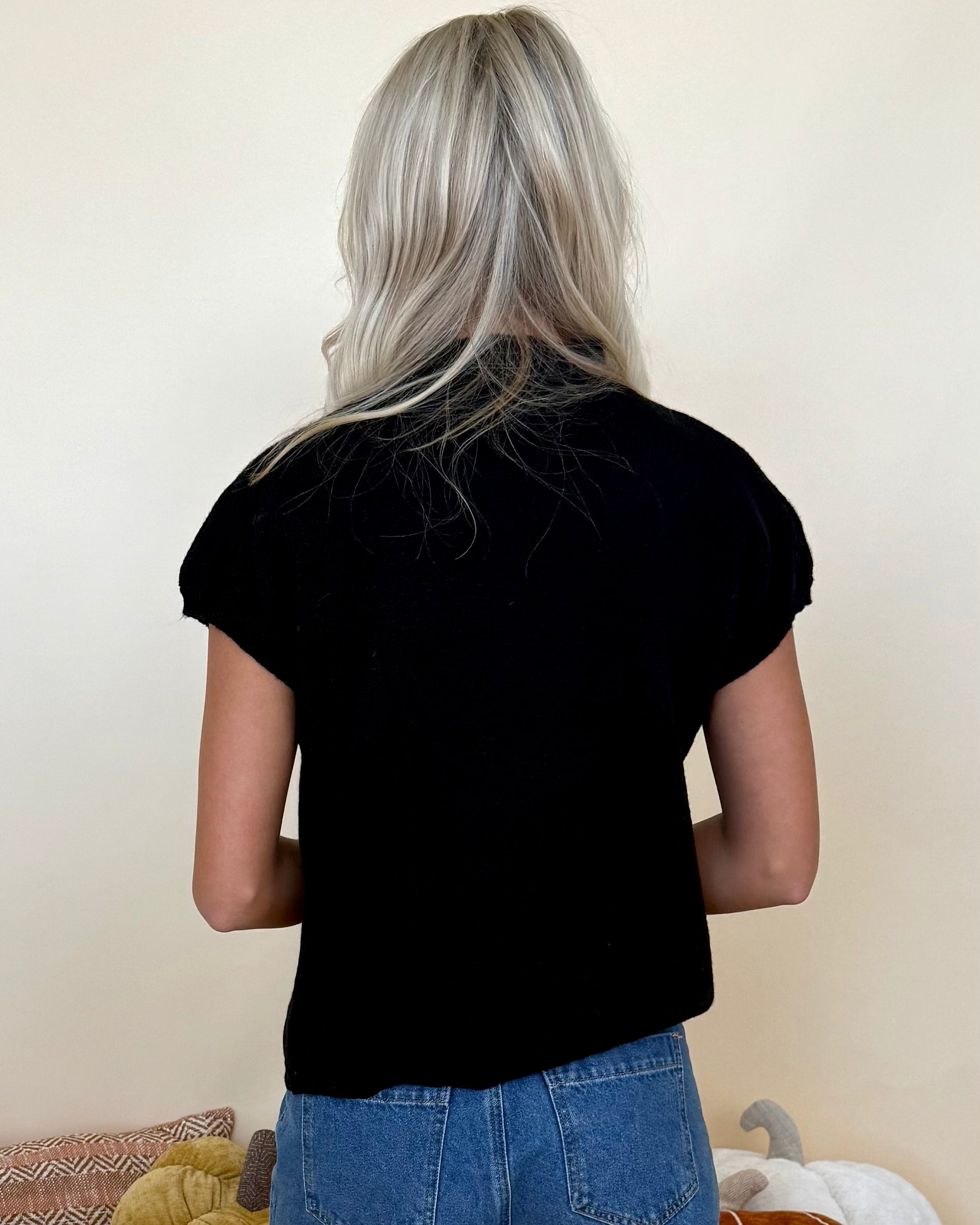 Why Not Black Floral Embroidered Sweater-Shop-Womens-Boutique-Clothing