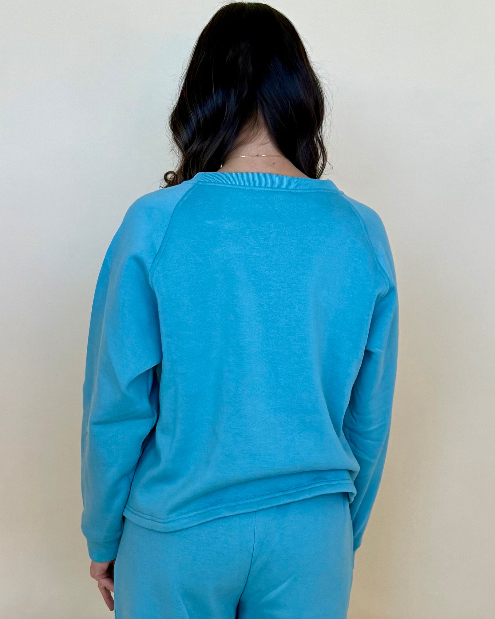 Gentle Shine Dusty Teal Sweatpants Set-Shop-Womens-Boutique-Clothing