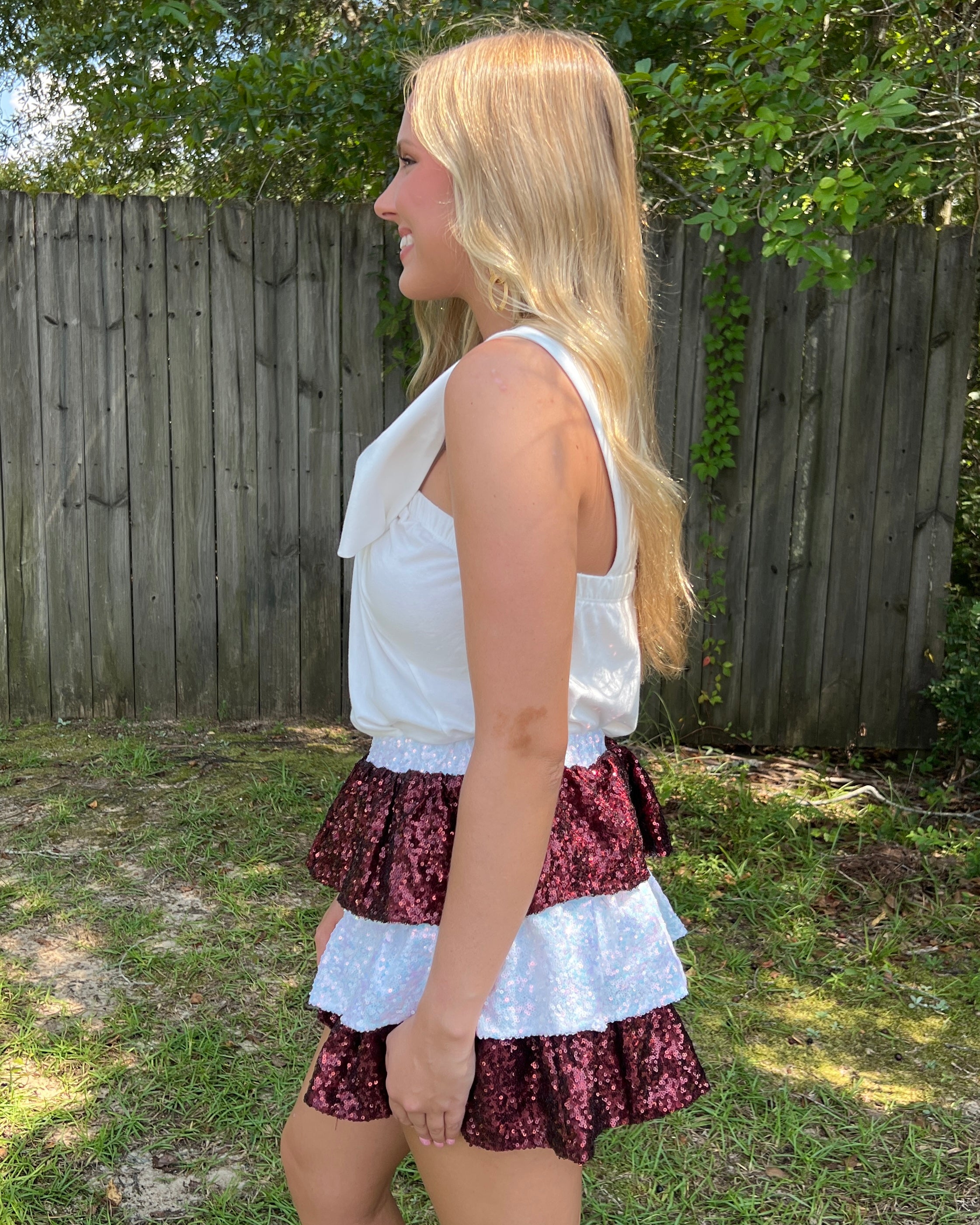 Just After Dark White One Shoulder Bow Detail Top-Shop-Womens-Boutique-Clothing