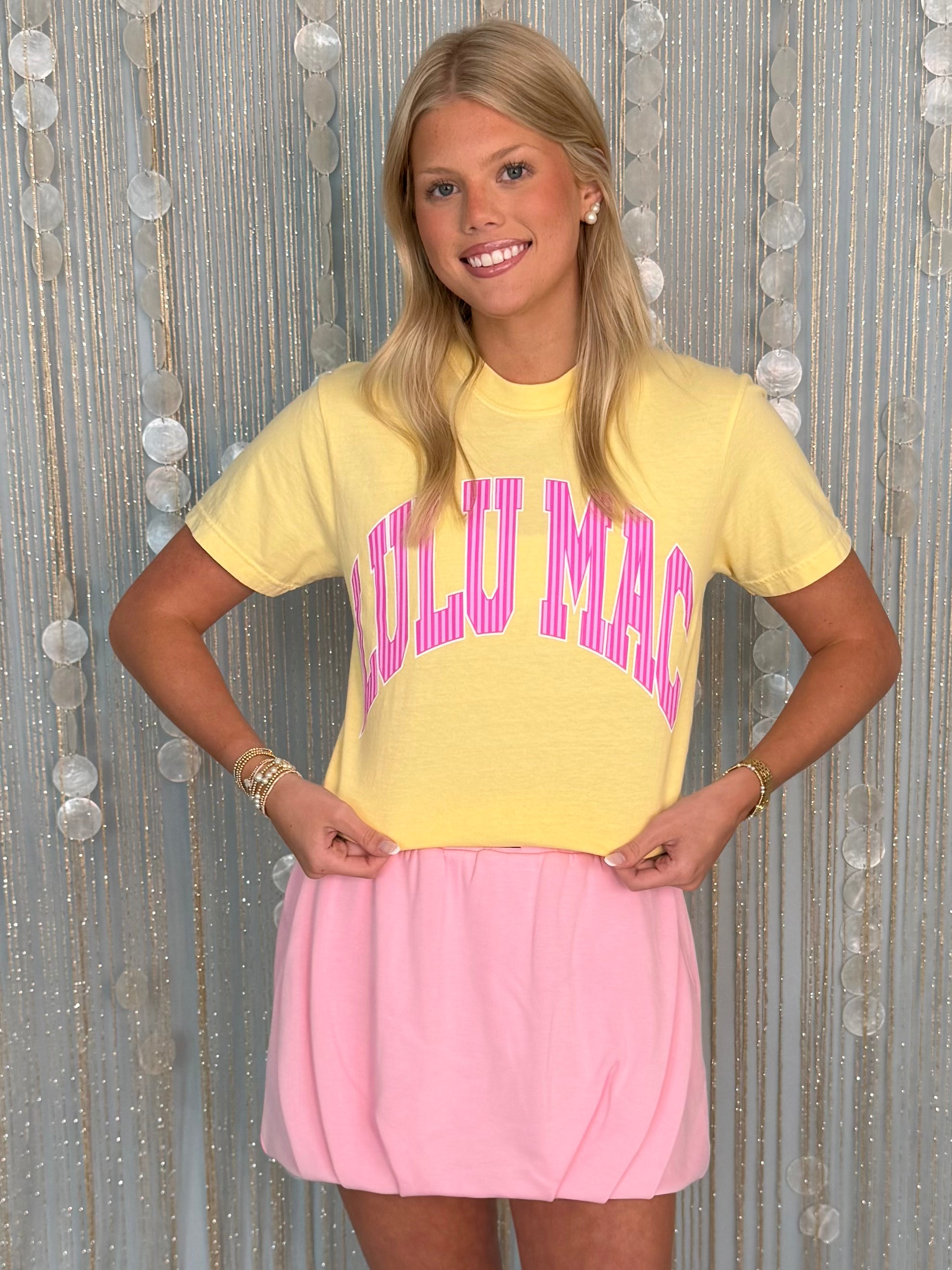 LUL Butter LM Stripe Tee-Shop-Womens-Boutique-Clothing