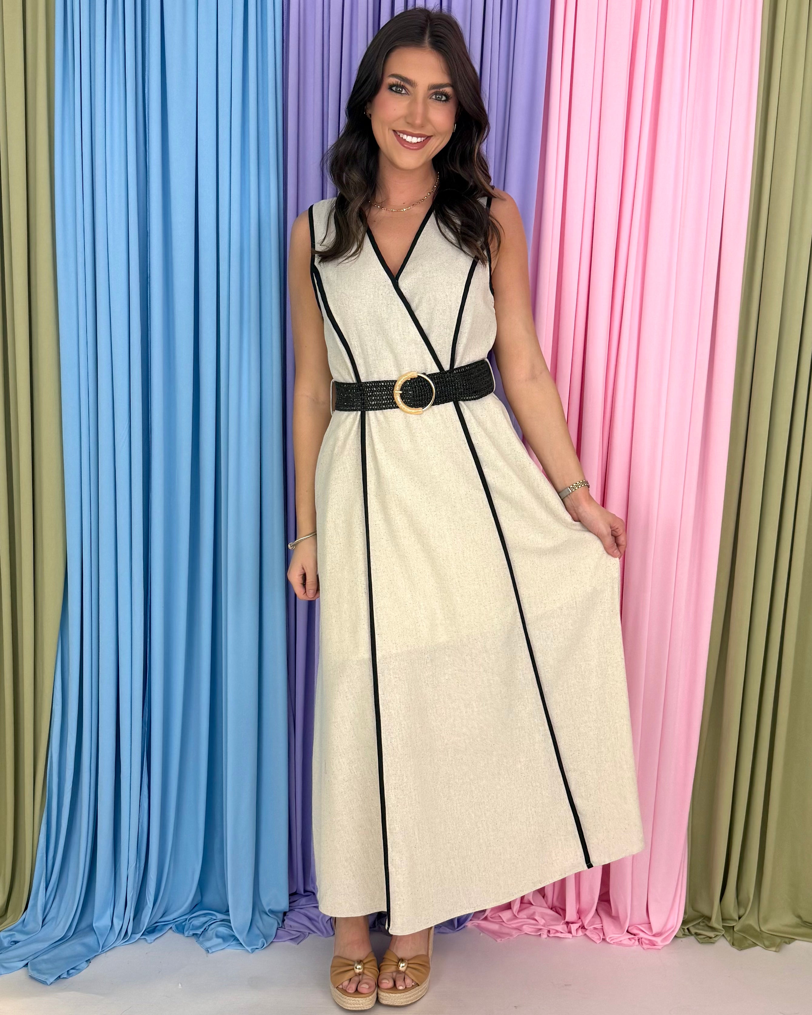 Sweet Intention Natural Midi Dress-Shop-Womens-Boutique-Clothing