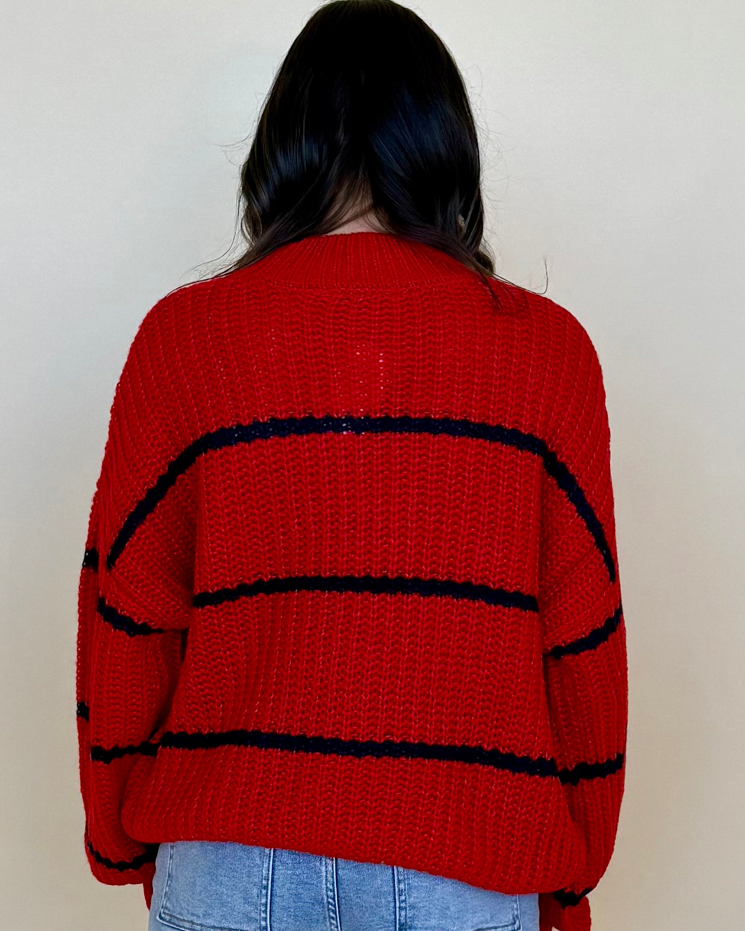 Comfort Knit Ruby Oversized Striped Sweater-Shop-Womens-Boutique-Clothing