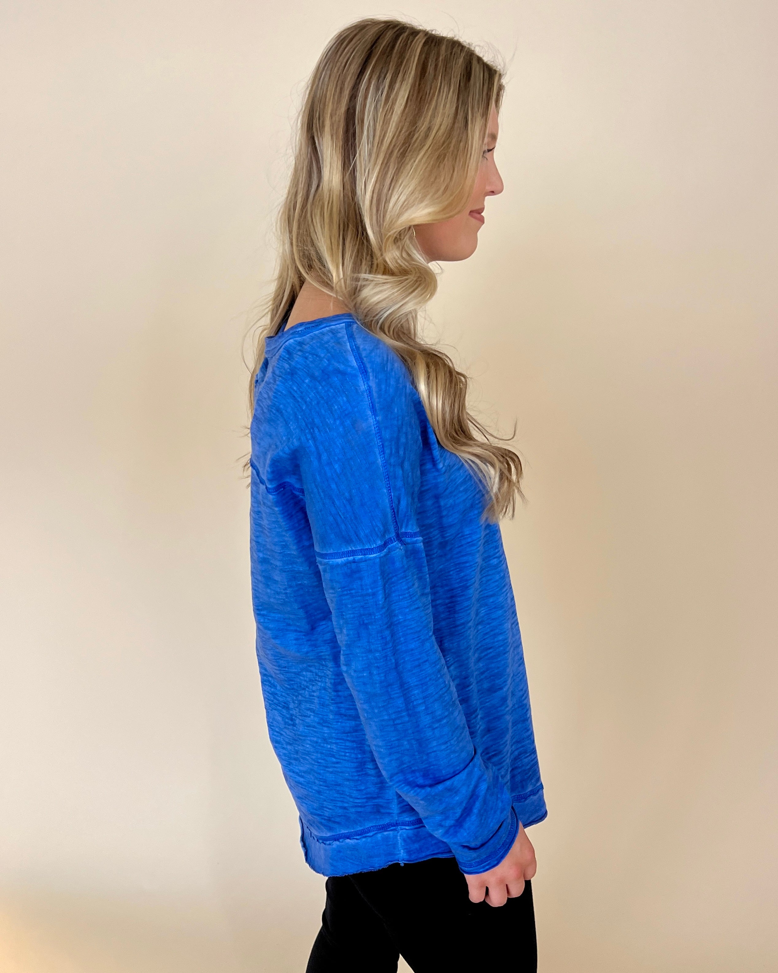 Coffee First Denim Mineral Pocket Top-Shop-Womens-Boutique-Clothing