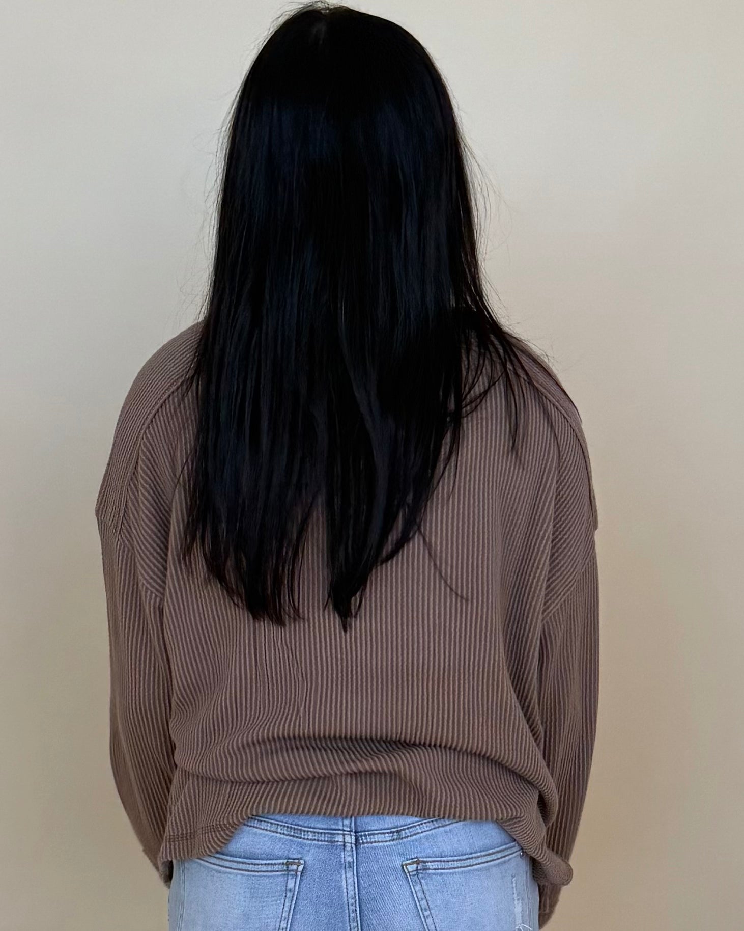 Truth Be Told Mocha Ribbed Top-Shop-Womens-Boutique-Clothing