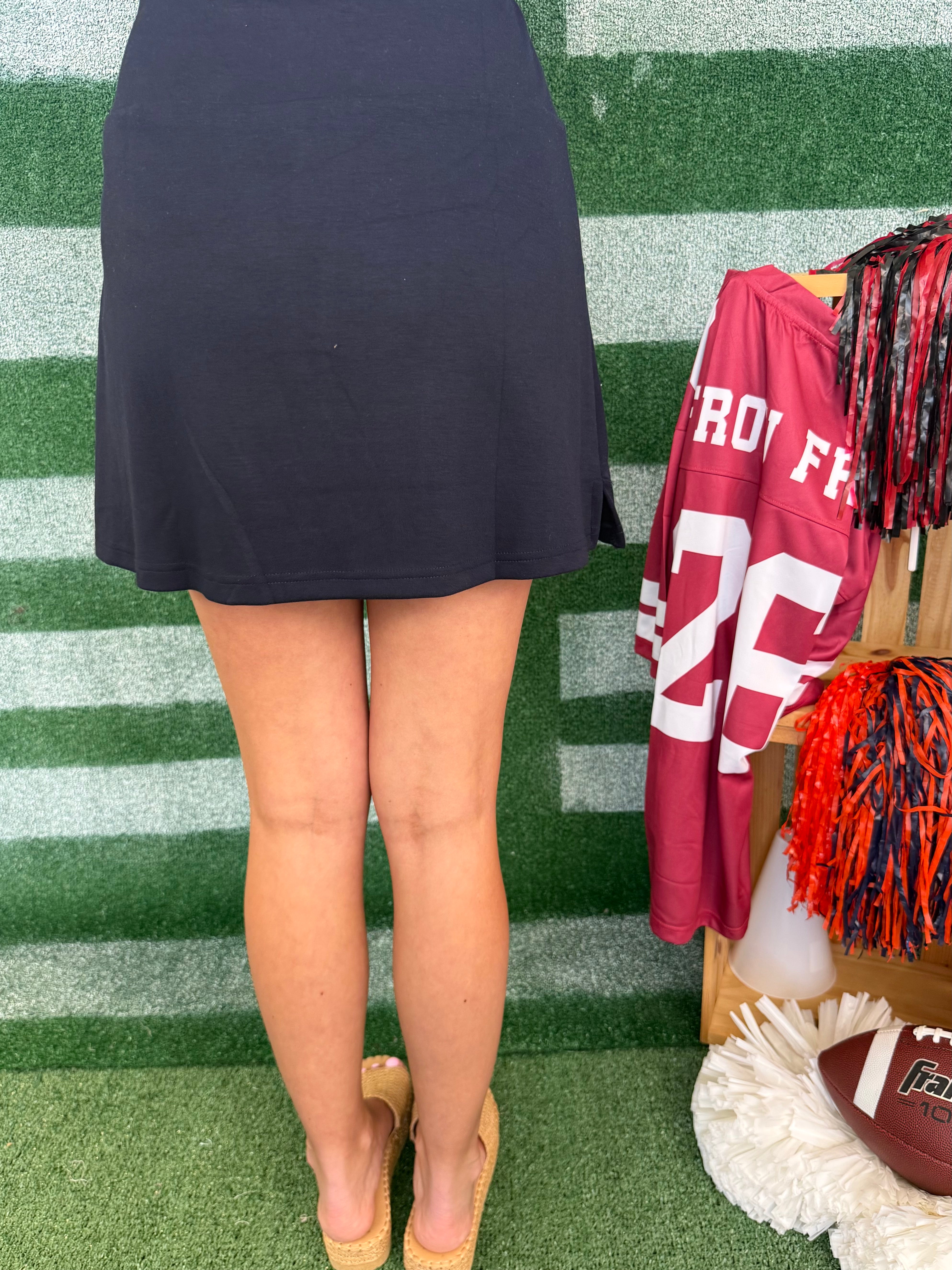 All for the Win Midnight Luxe Knit Skirt-Shop-Womens-Boutique-Clothing
