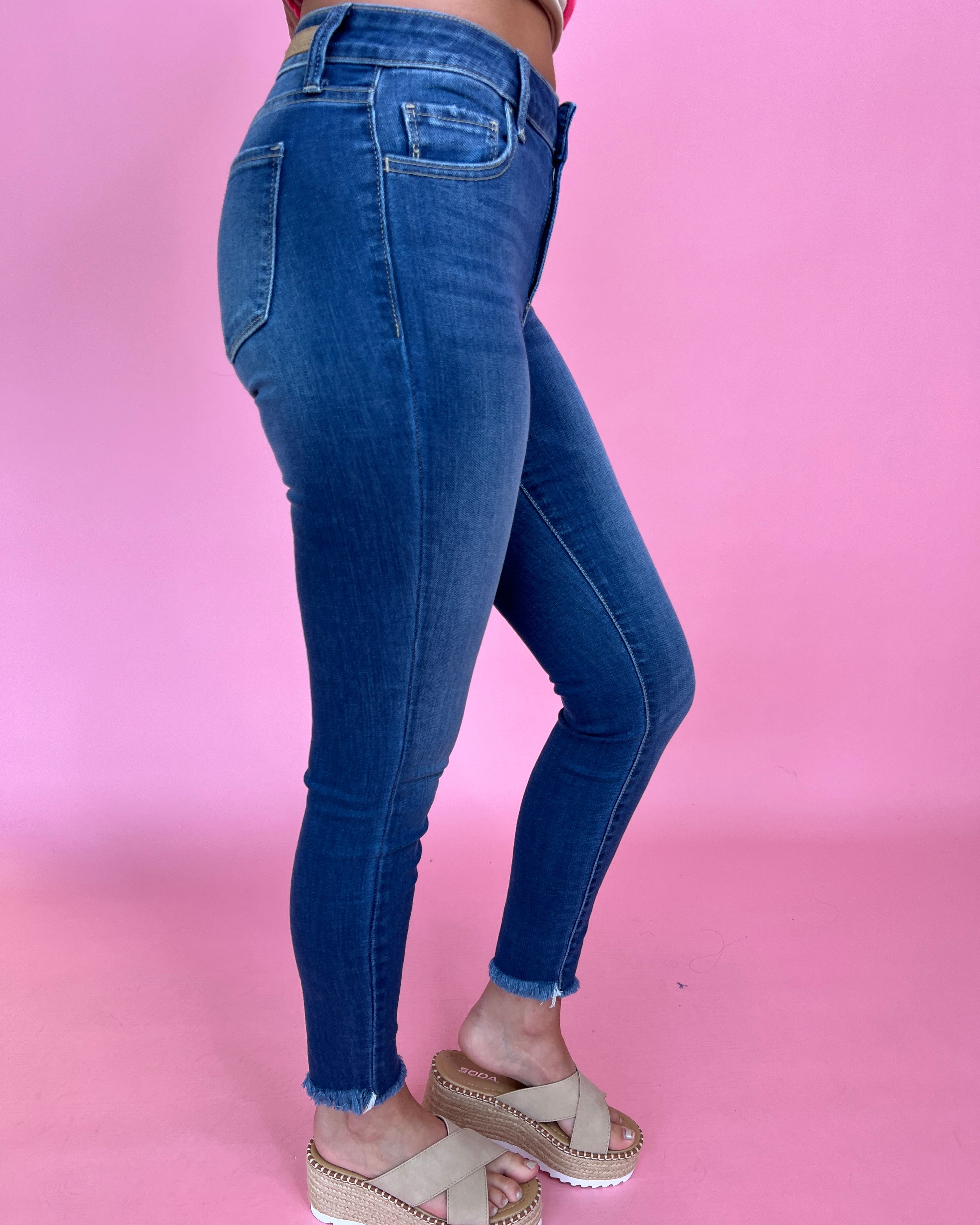 Uptown Brunch Denim Skinny Jeans-Shop-Womens-Boutique-Clothing