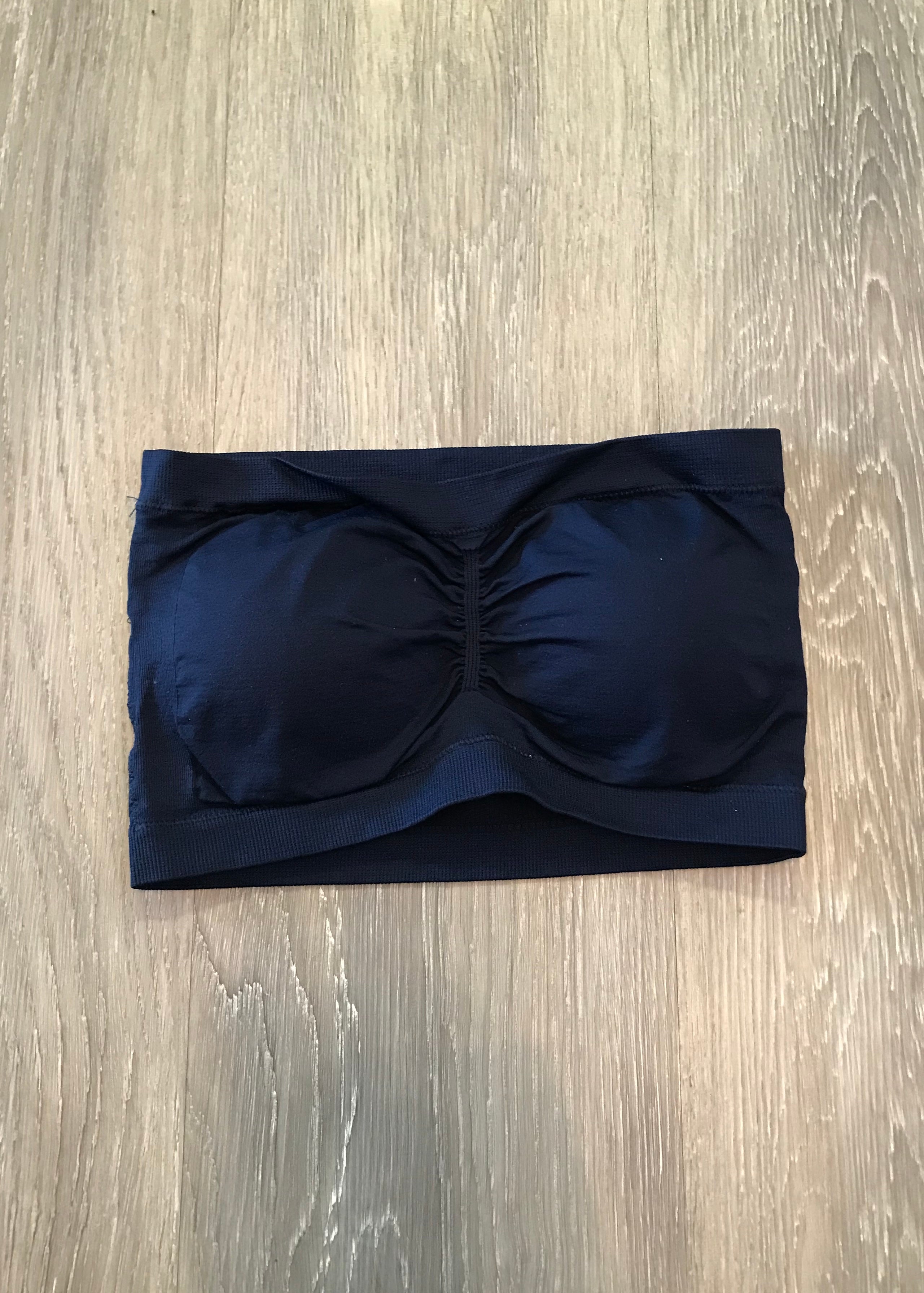 Casual Necessity Dark Blue Bandeau-Shop-Womens-Boutique-Clothing