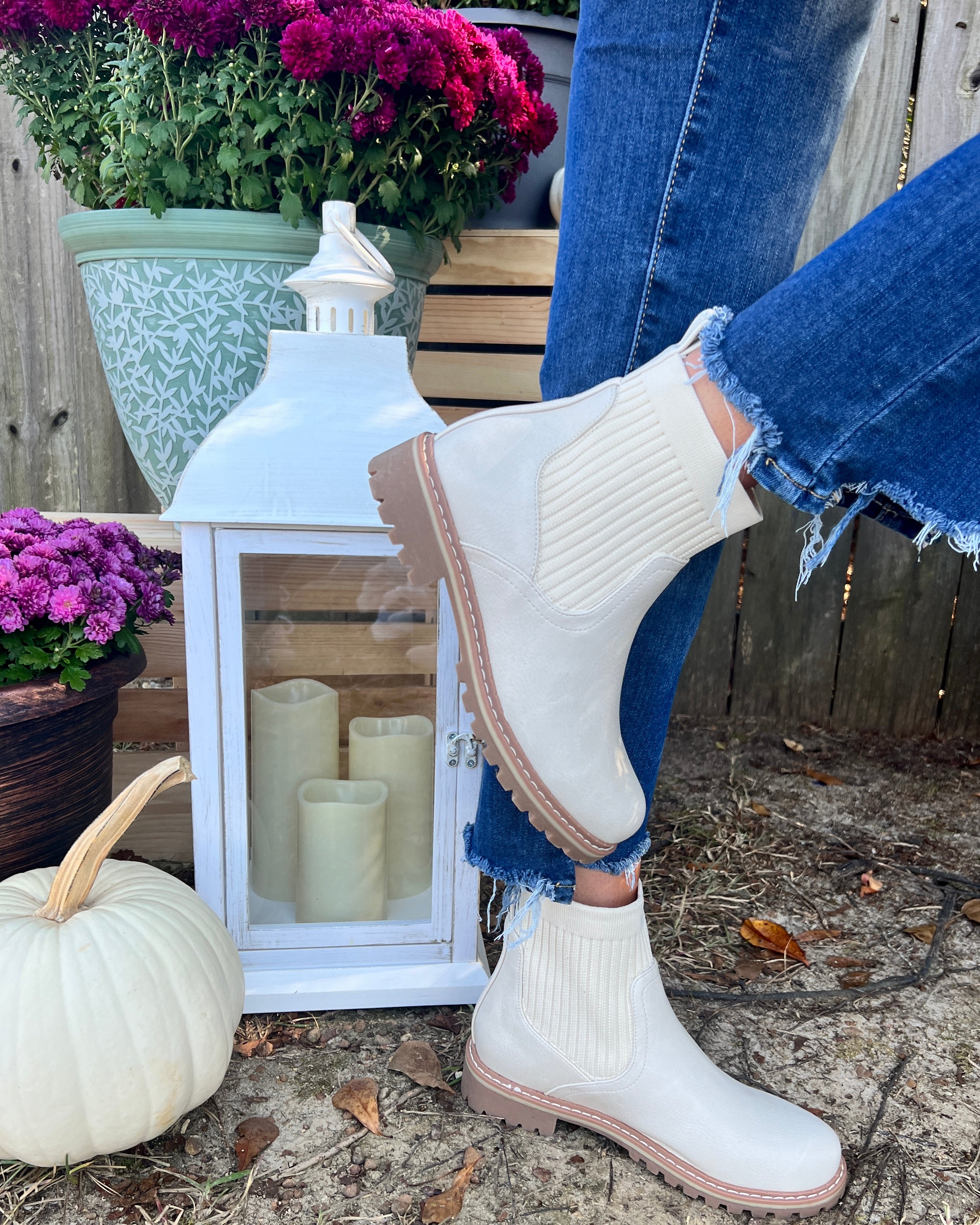 Jenna Cabin Fever Cream Boots-Shop-Womens-Boutique-Clothing